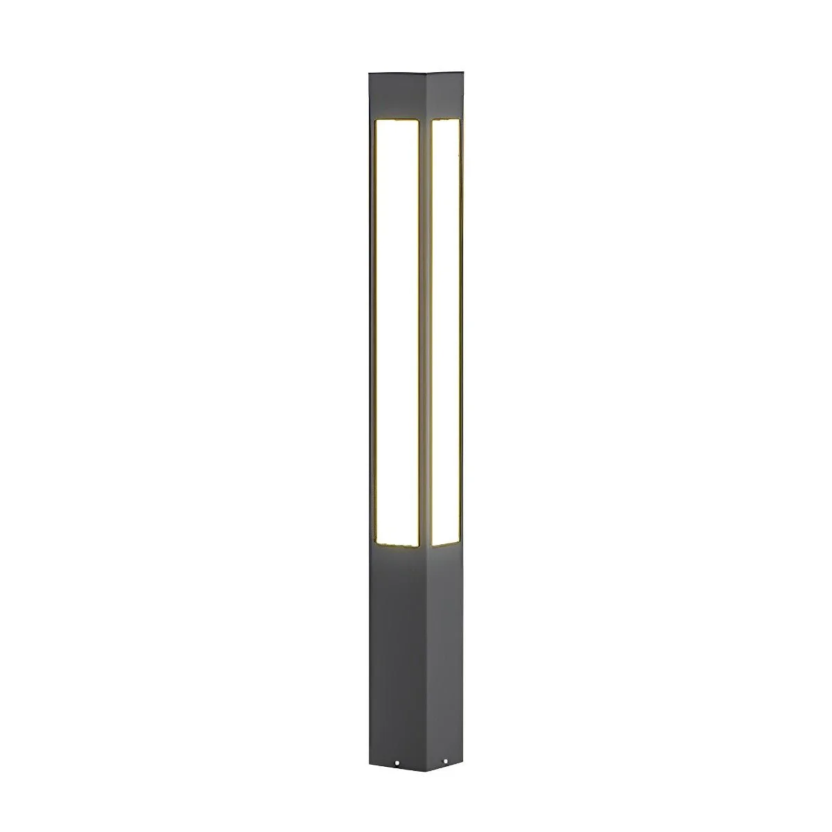 Waterproof LED Black Modern Outdoor Column Light - Image 16