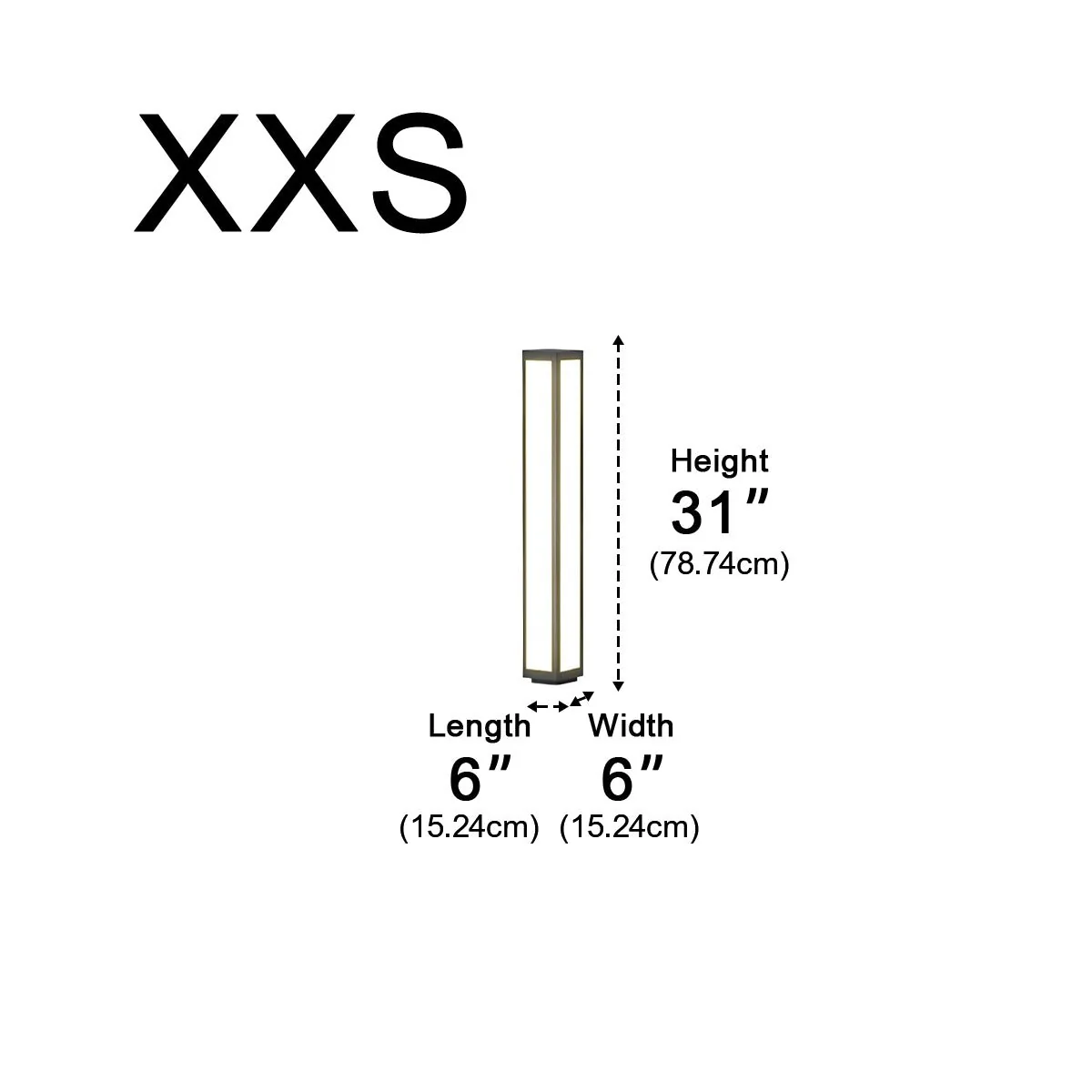 Waterproof LED Black Modern Outdoor Column Light - Image 18