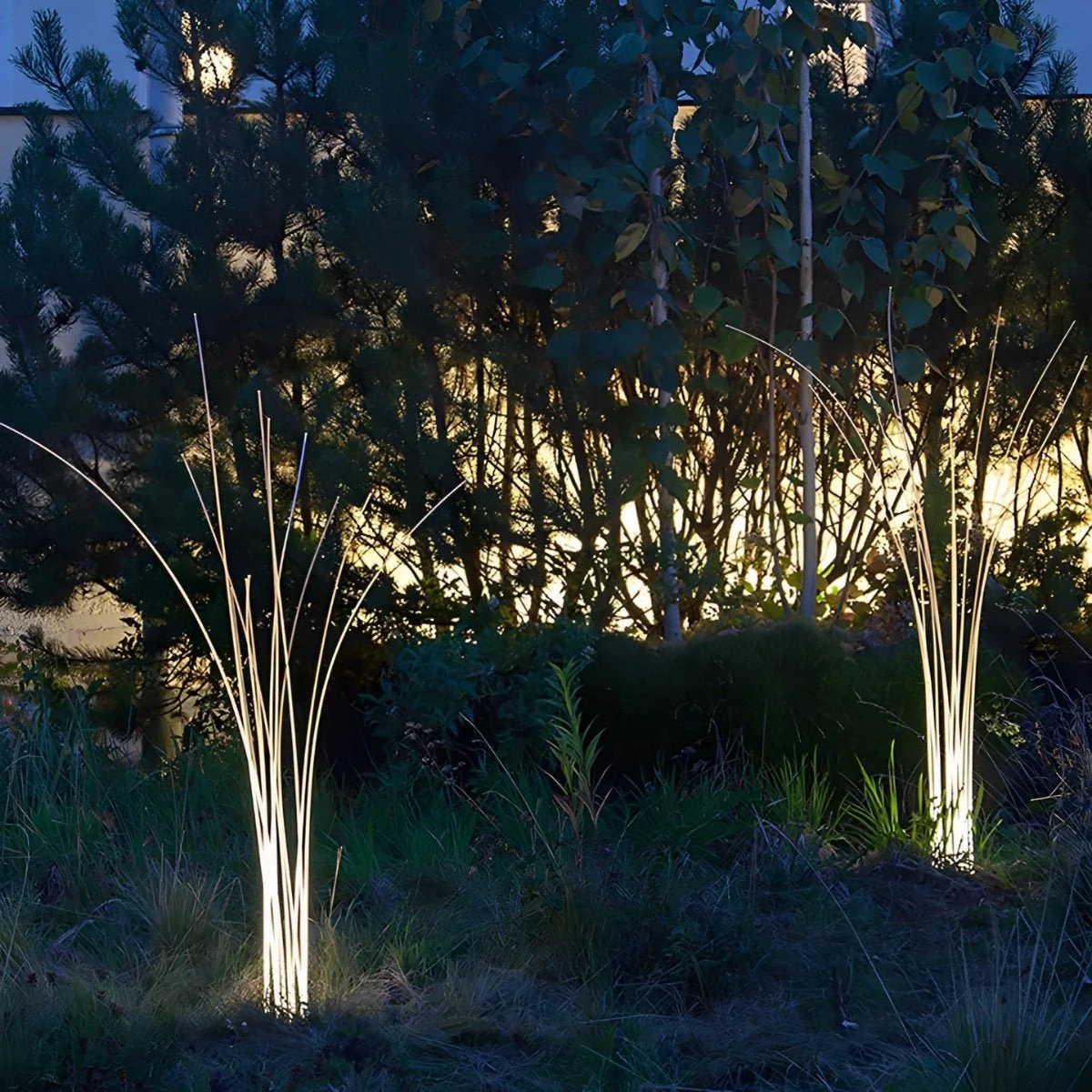 Waterproof LED Reed Fiber Optic Shaped Light Lawn Landscape Light - Image 7