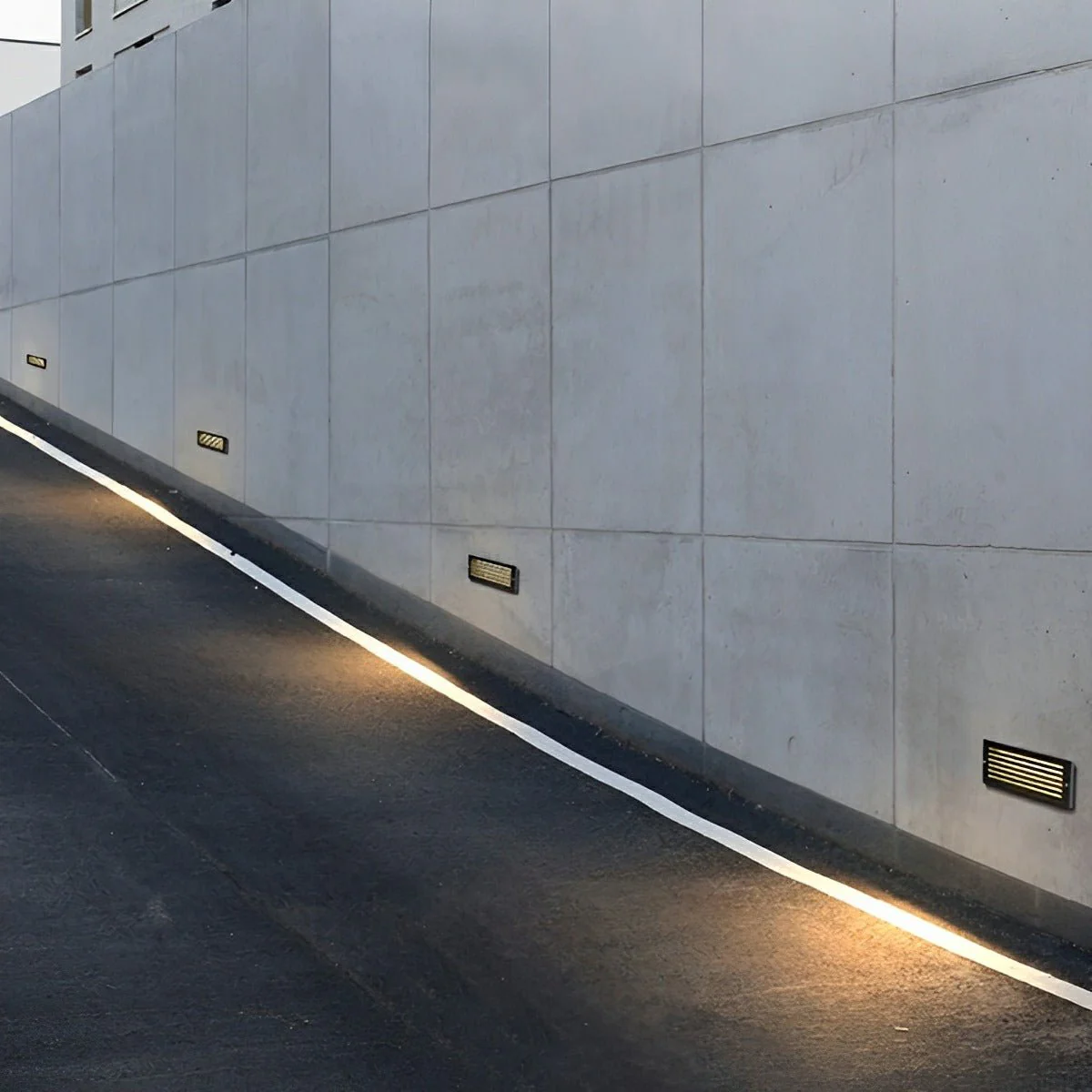 Outdoor Minimalist LED Recessed Stairway Wall Lights - Image 4
