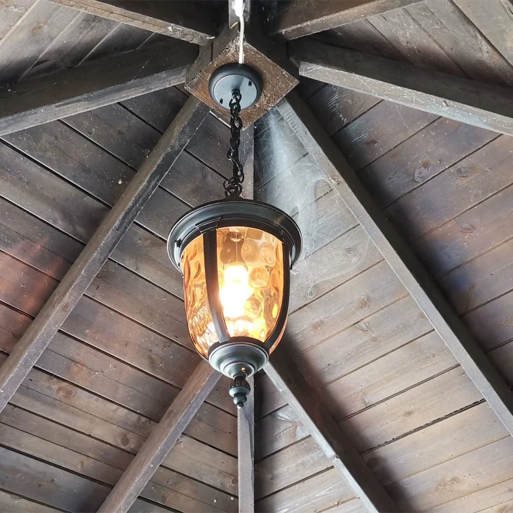 Waterproof Outdoor Pendant lights Hanging Lantern - Image 12