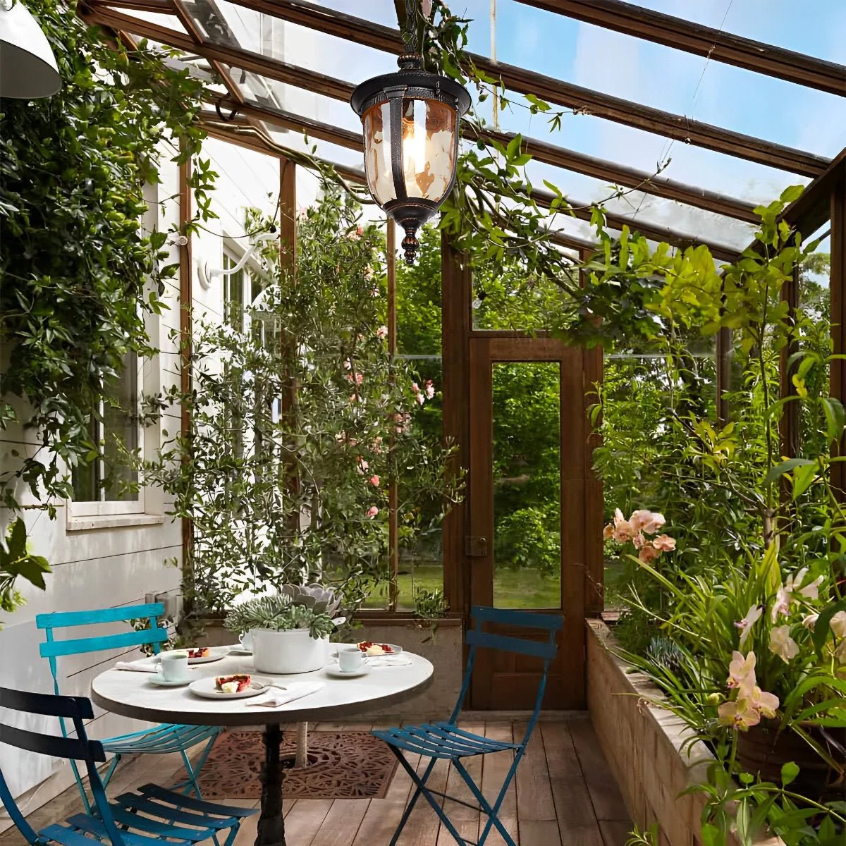 Waterproof Outdoor Pendant lights Hanging Lantern - Image 4