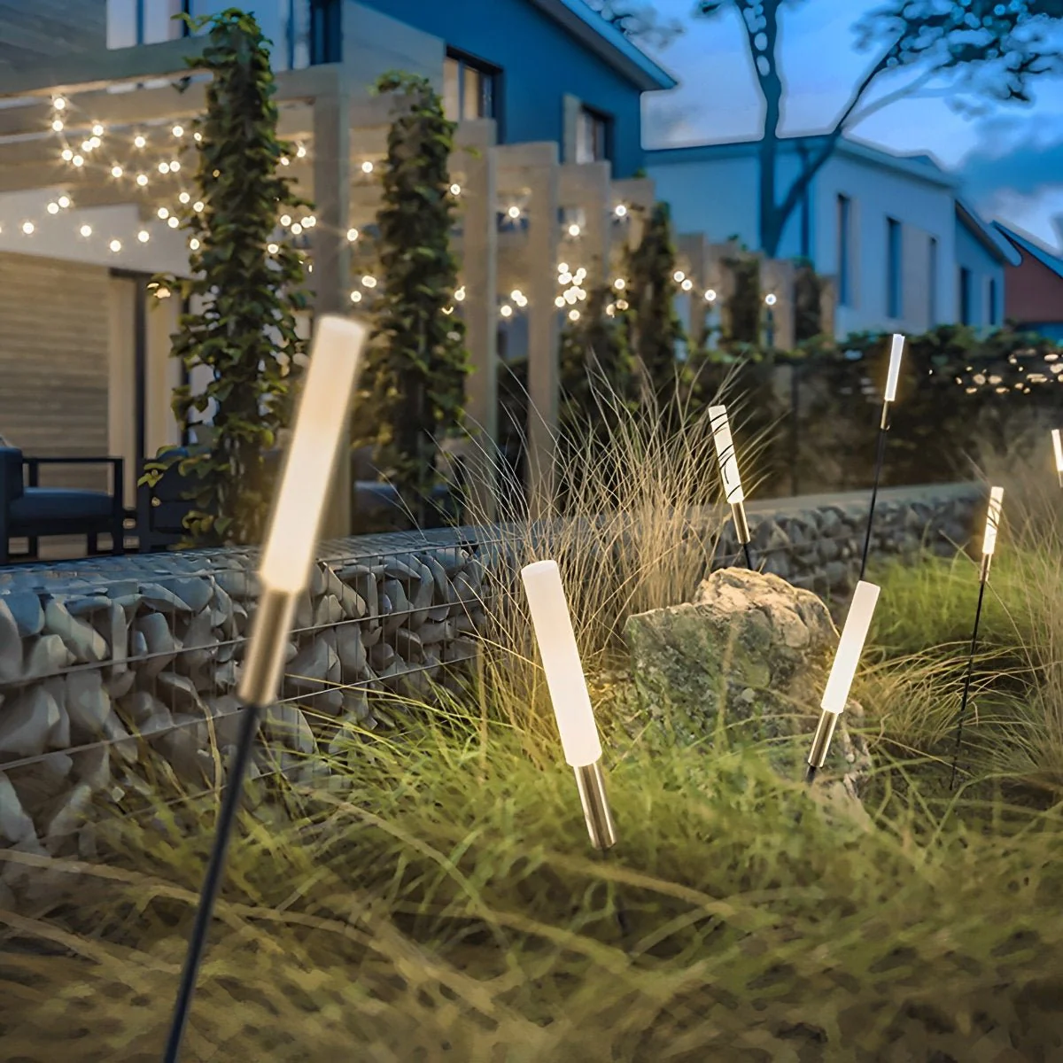 Waterproof Reed Shaped Lights LED Garden Landscape Lawn Lighting - Image 6
