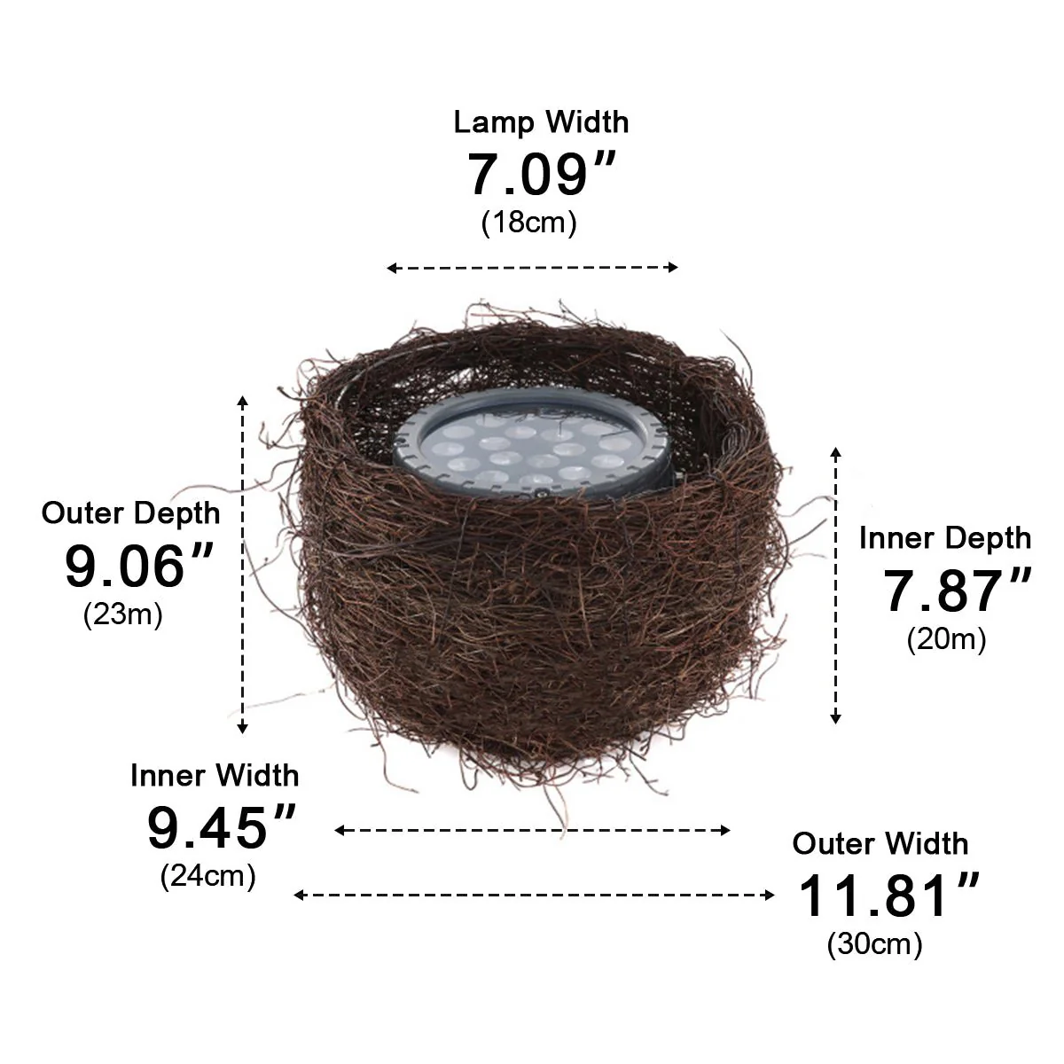 Outdoor Waterproof Bird's Nest LED Spot Lights Trees Lights - Image 14