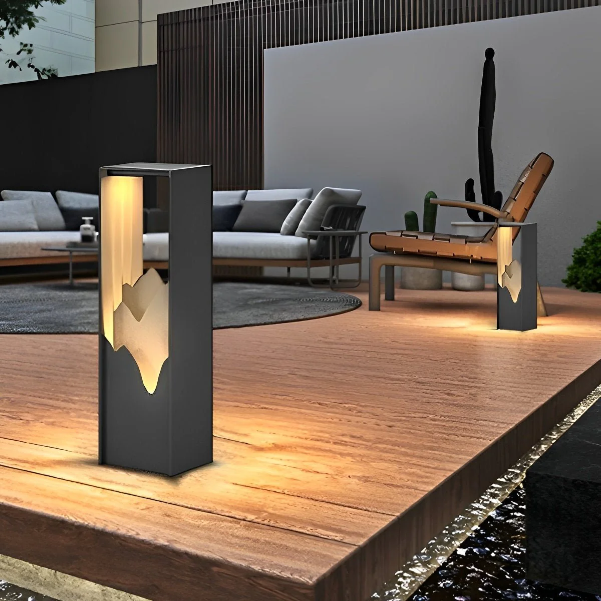 Waterproof LED Mountain Scenery Outdoor Path Lights - Image 8