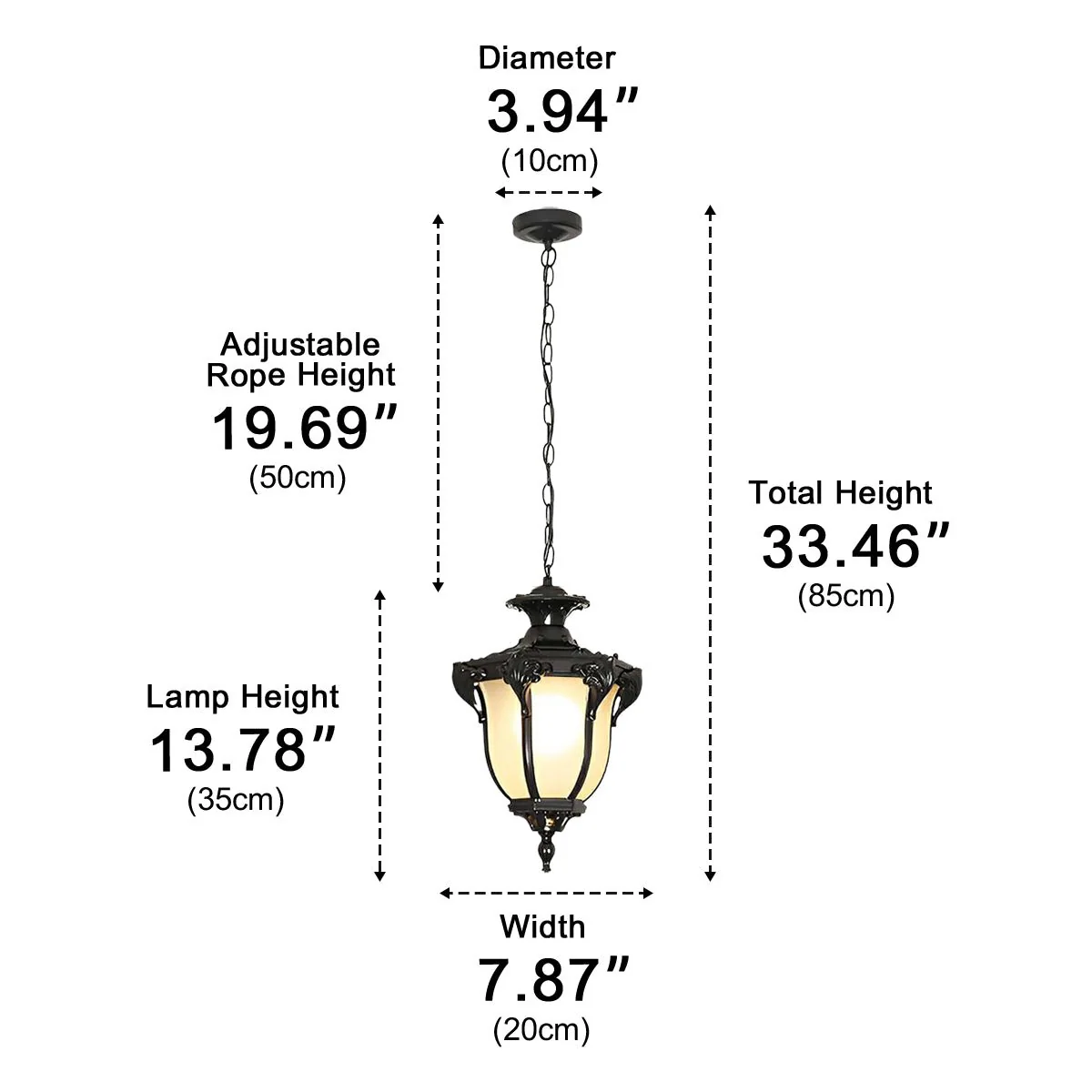 Outdoor Waterproof LED Ceiling Pendant Lights - Image 14