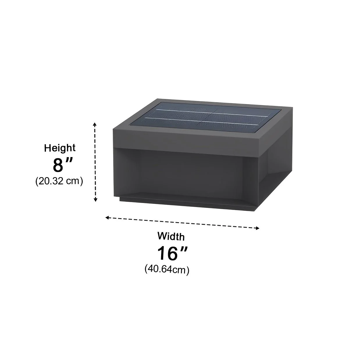 Square Waterproof LED Stainless Steel Post Lights Outdoor Fence Post Cap Lights - Image 15