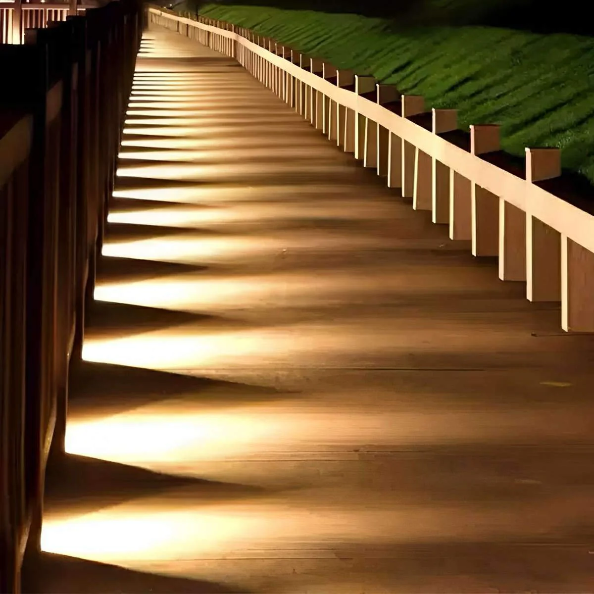 Outdoor Waterproof  Recessed Light Stairs Corner LED Wall Lights - Image 3