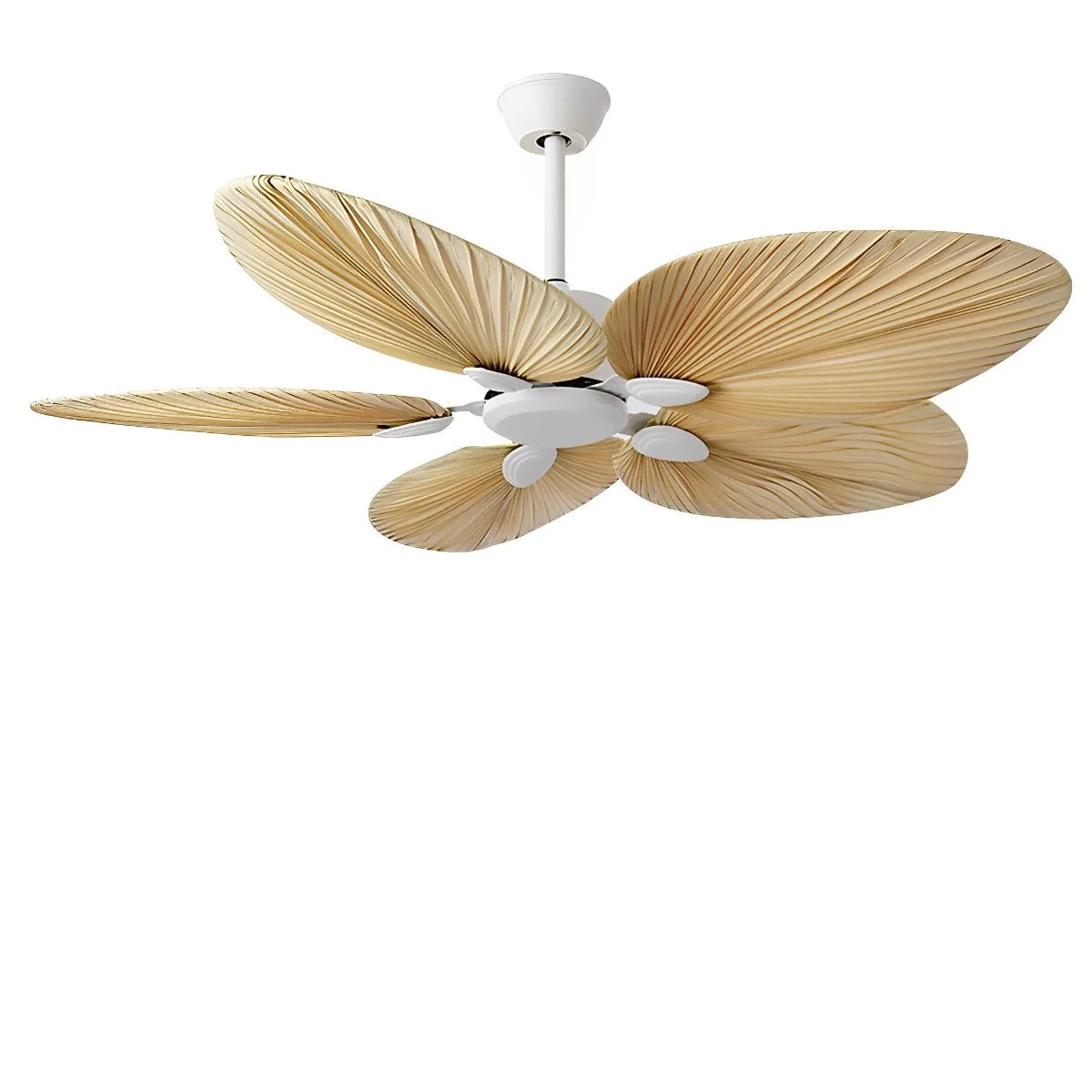 Palm Leaf Ceiling Fan with Silent DC Motor Frequency Conversion Remote Control For Bedroom - Image 6