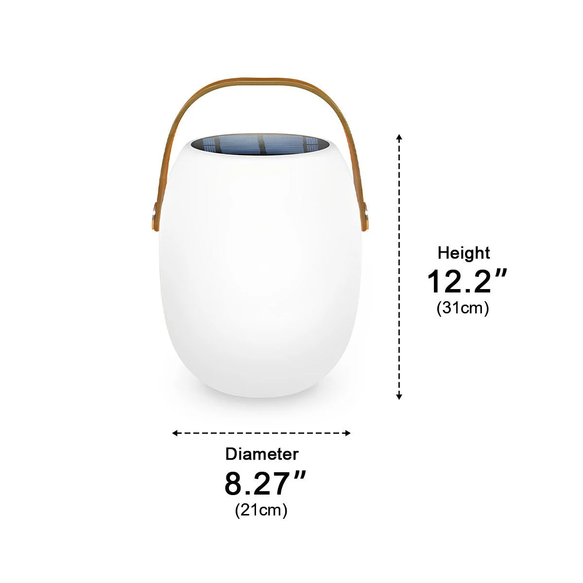 Waterproof Solar Outdoor LED Hanging Lantern Lights - Image 12
