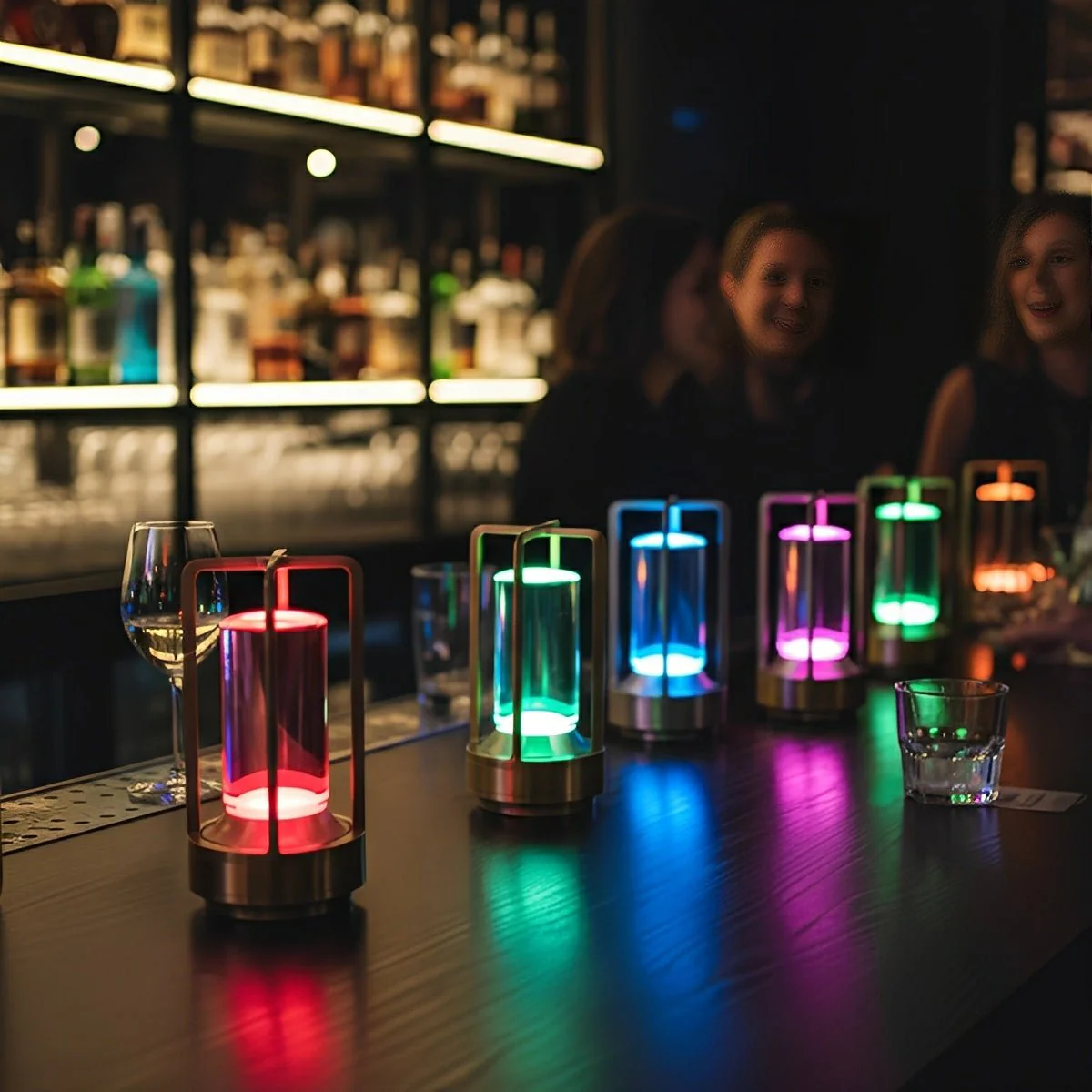 Portable RGB Table Lamp Touch Dimming Night Lights - Image 3