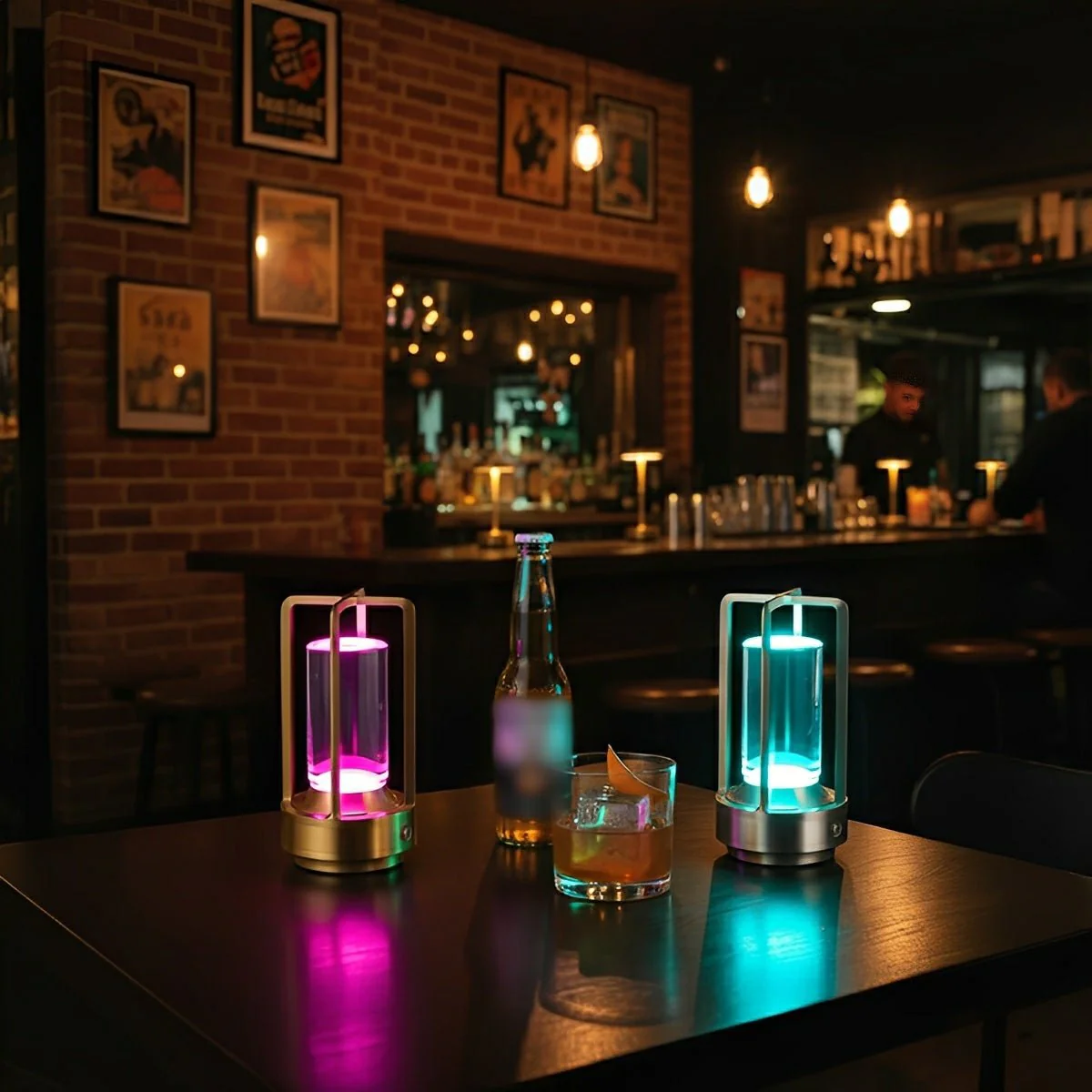 Portable RGB Table Lamp Touch Dimming Night Lights - Image 4