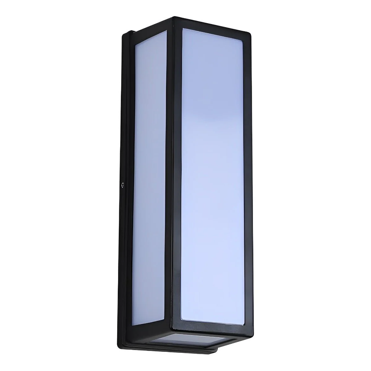 Rectangle LED Waterproof Motion Sensor Black Modern Wall Sconce Lighting - Image 12