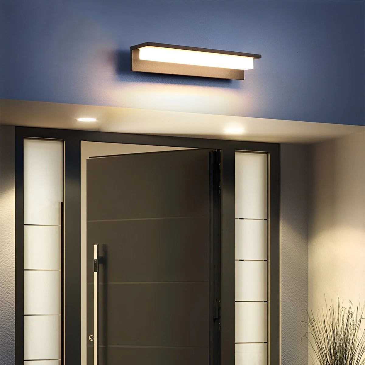 Rectangle Waterproof Modern Minimalist Outdoor Wall Porch Lights - Image 3