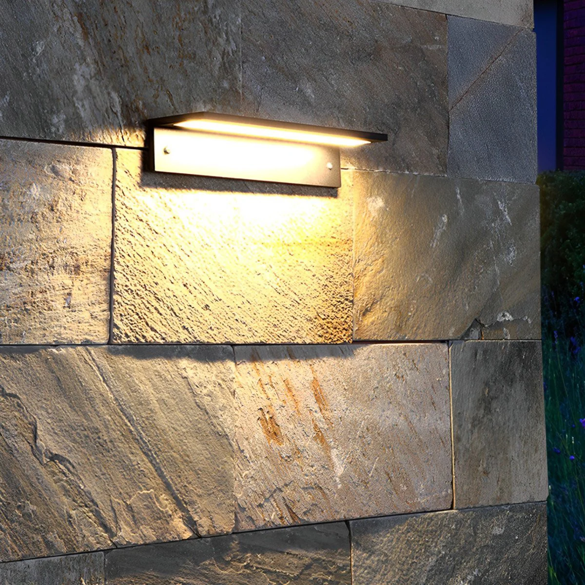 Rectangle Waterproof Modern Minimalist Outdoor Wall Porch Lights - Image 4