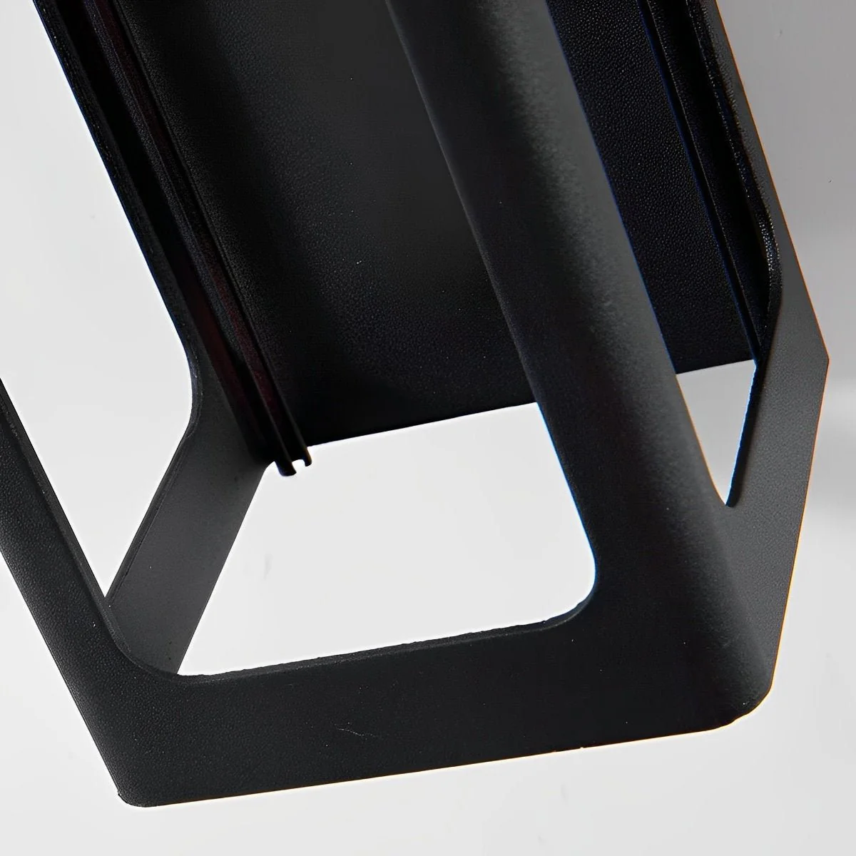 Modern Rectangular Waterproof LED Black Outdoor Wall Light Sconce Lamp - Image 11