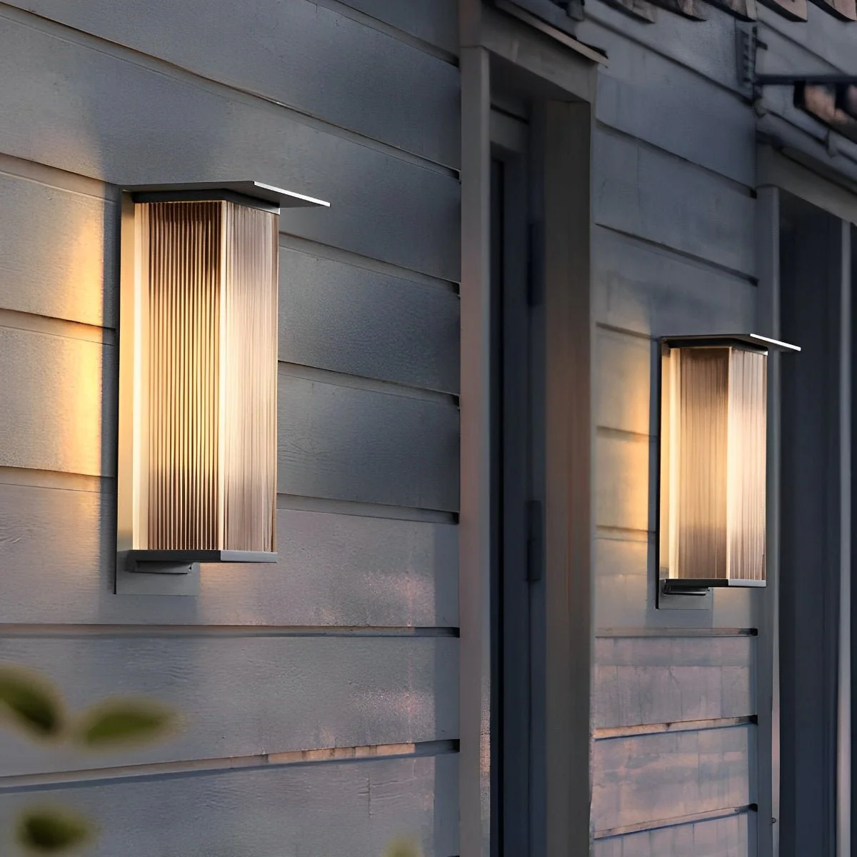 Rectangular Waterproof LED Modern Outdoor Wall Sconces Lighting - Image 3