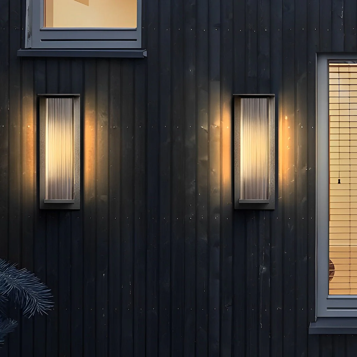 Rectangular Waterproof LED Modern Outdoor Wall Sconces Lighting - Image 6