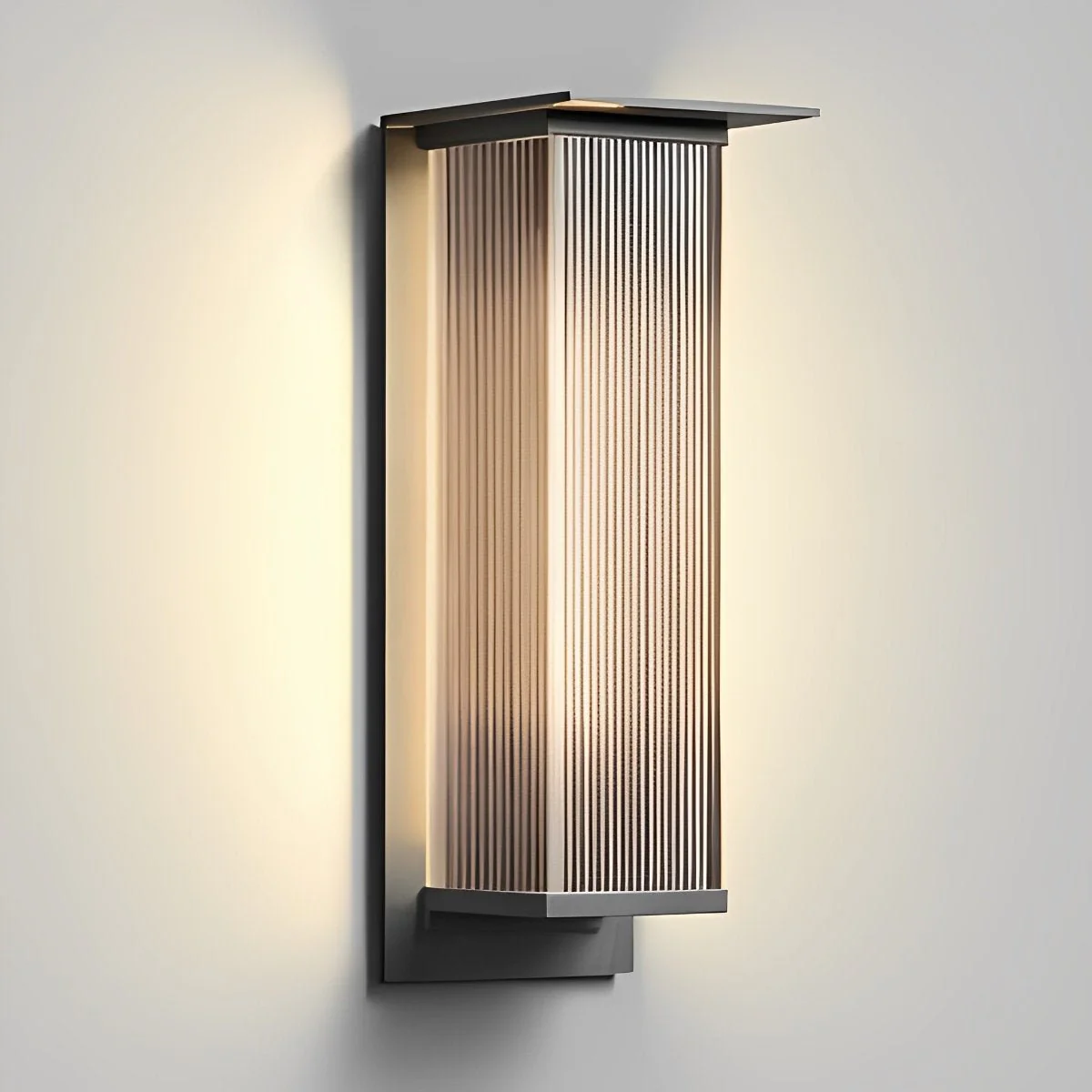 Rectangular Waterproof LED Modern Outdoor Wall Sconces Lighting - Image 7