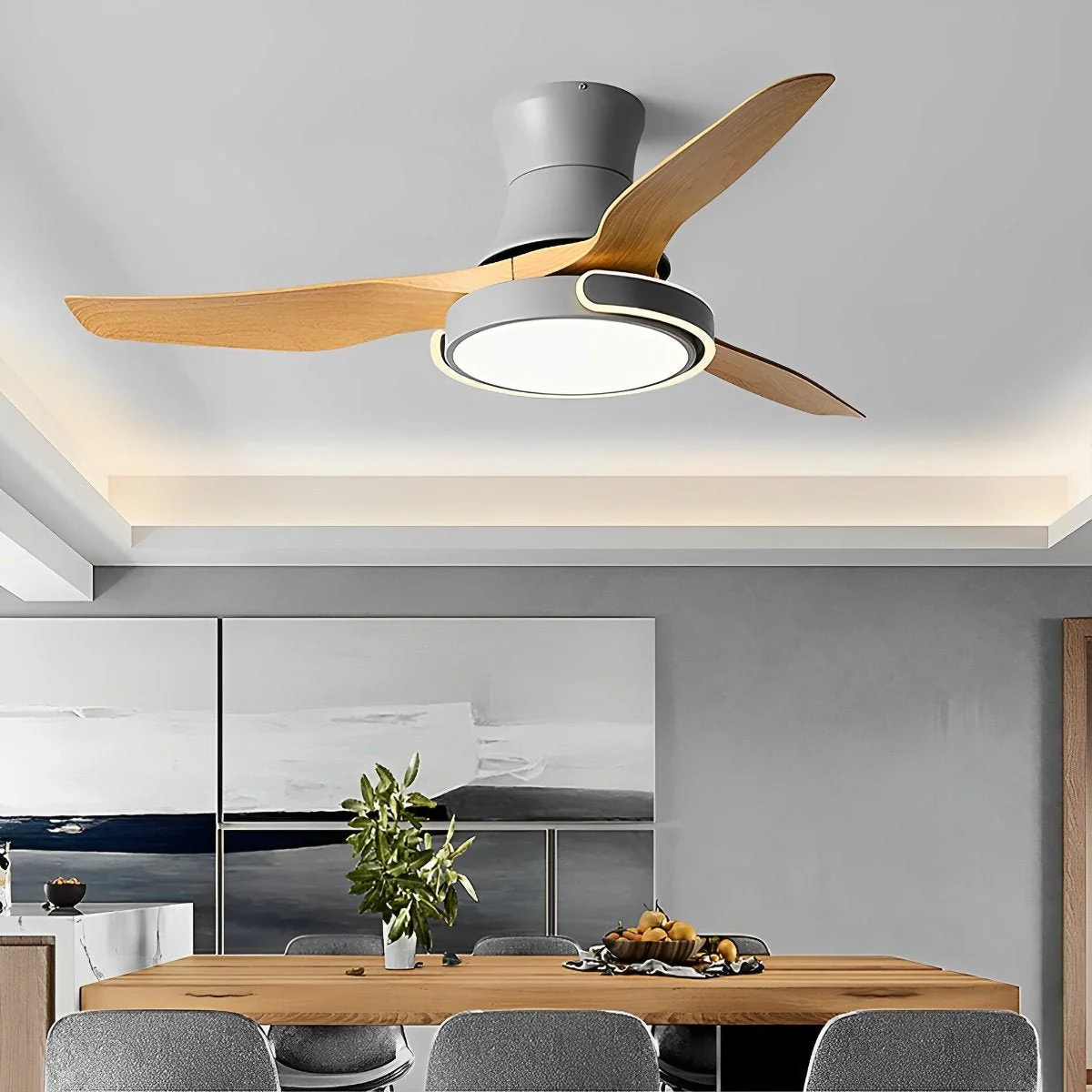 Ceiling Fan with Lights DC Motor Remote Control Reversible - Image 10