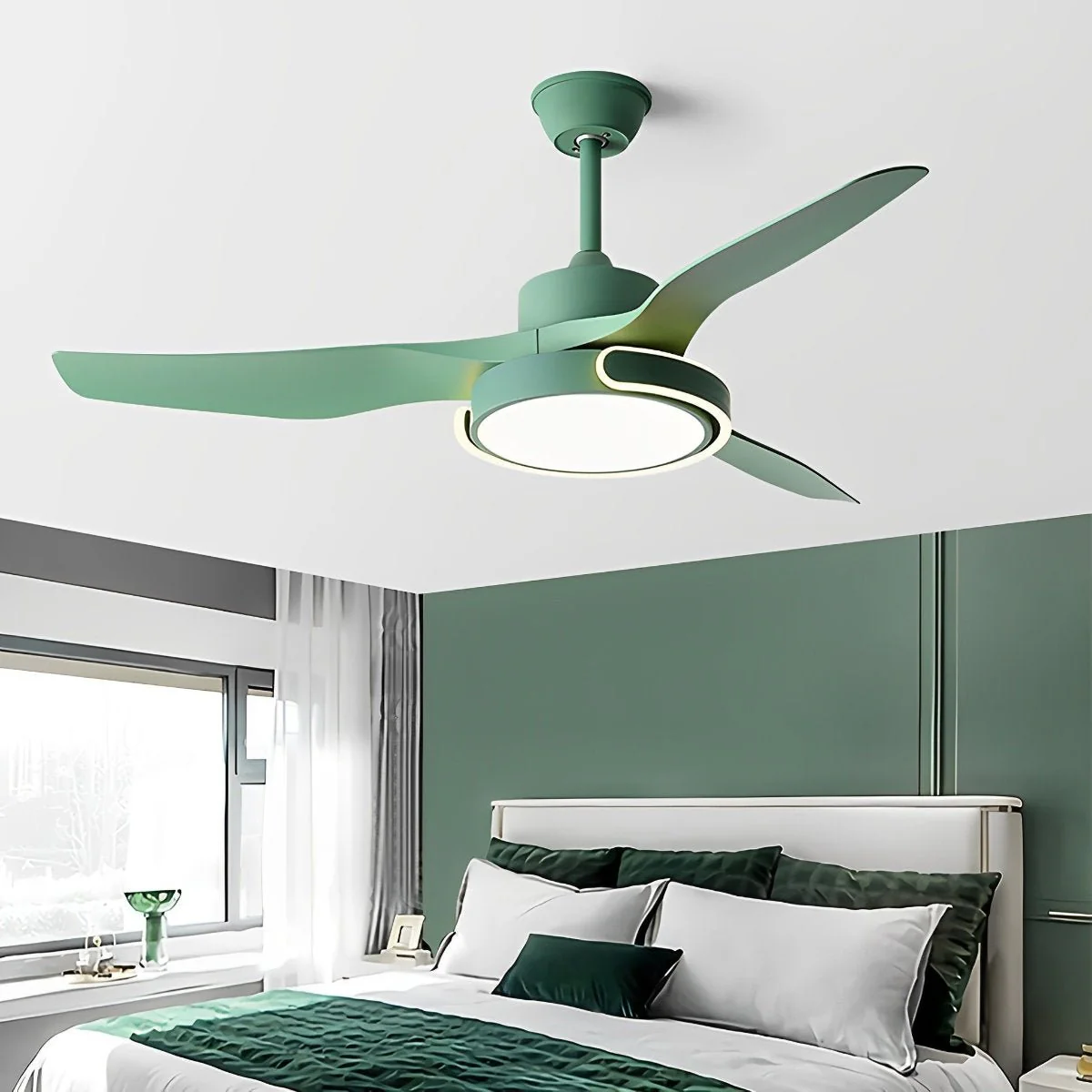 Ceiling Fan with Lights DC Motor Remote Control Reversible - Image 3