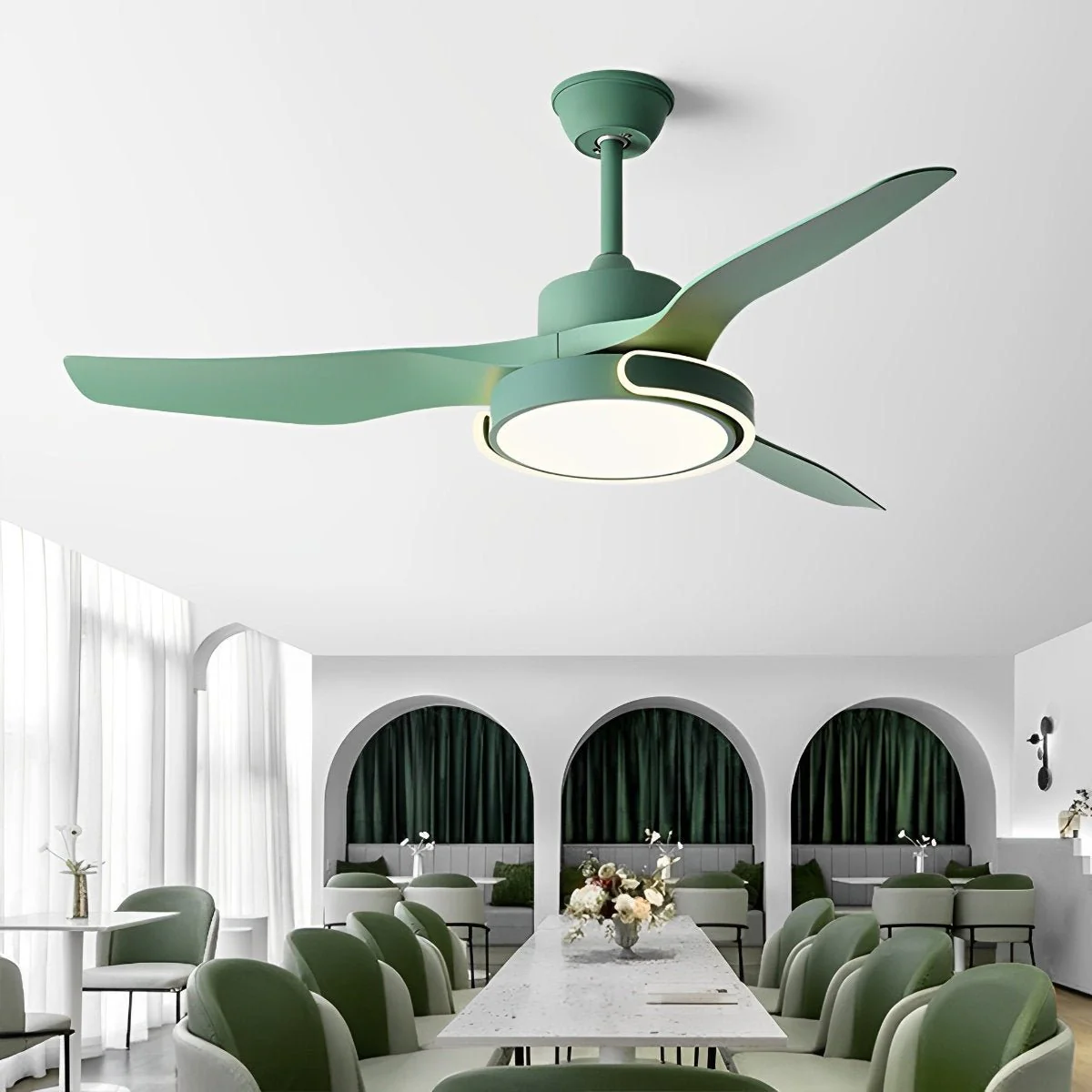 Ceiling Fan with Lights DC Motor Remote Control Reversible - Image 5