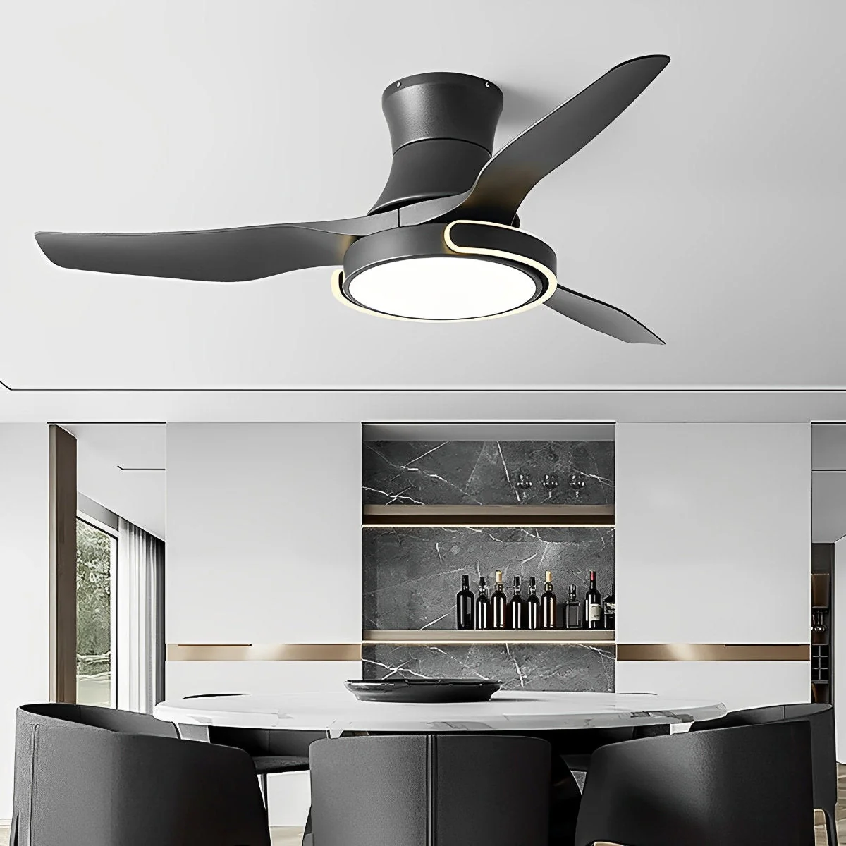 Ceiling Fan with Lights DC Motor Remote Control Reversible - Image 7