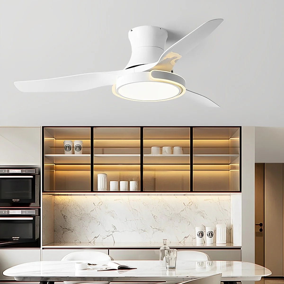 Ceiling Fan with Lights DC Motor Remote Control Reversible - Image 9