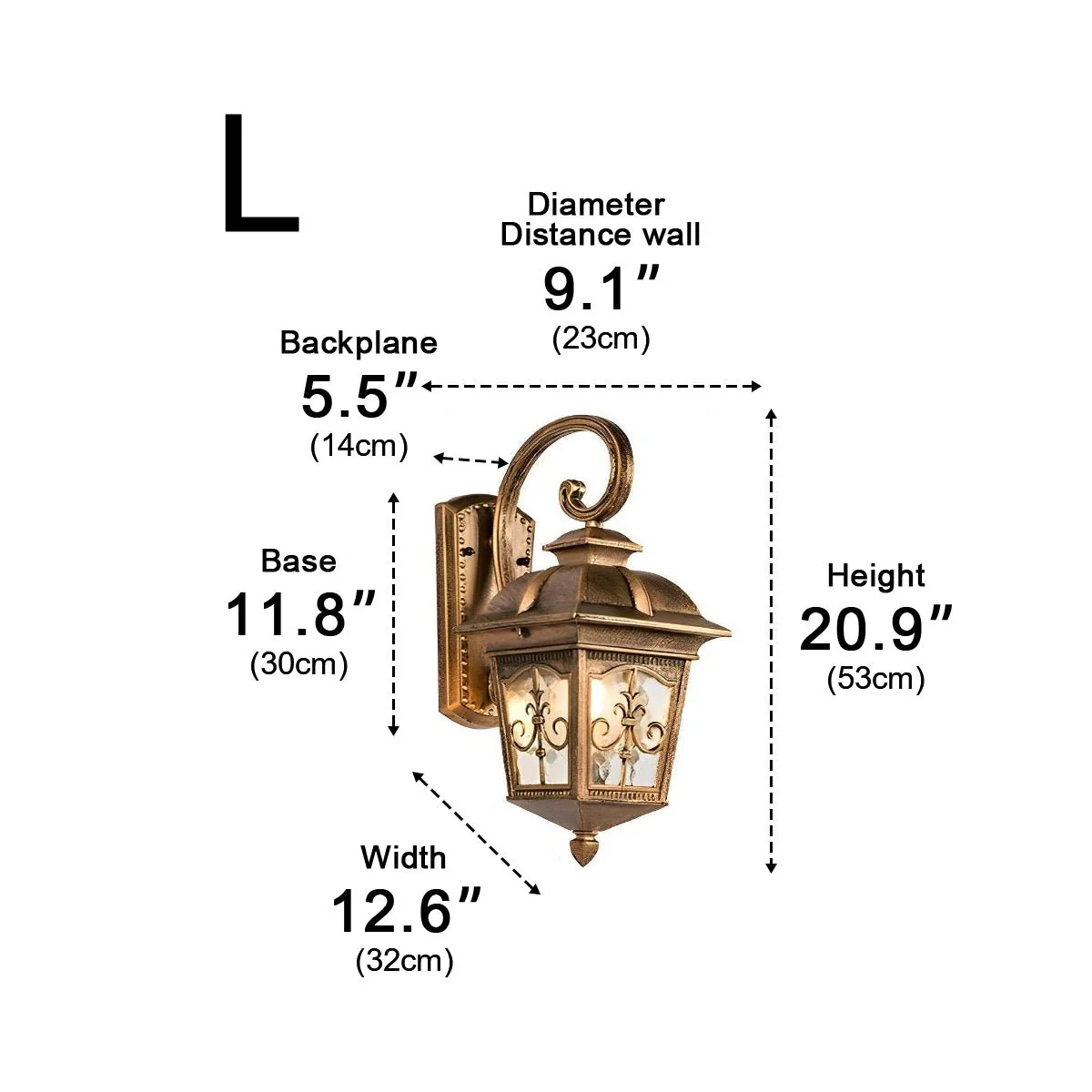 Tower of Sparks Antique Waterproof European  LED Glass Outdoor Lights - Image 11
