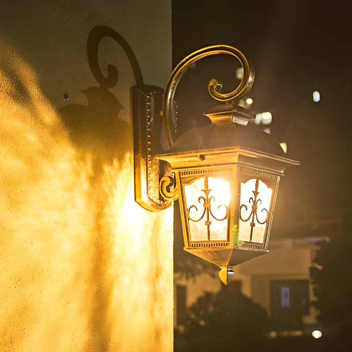 Tower of Sparks Antique Waterproof European  LED Glass Outdoor Lights - Image 3