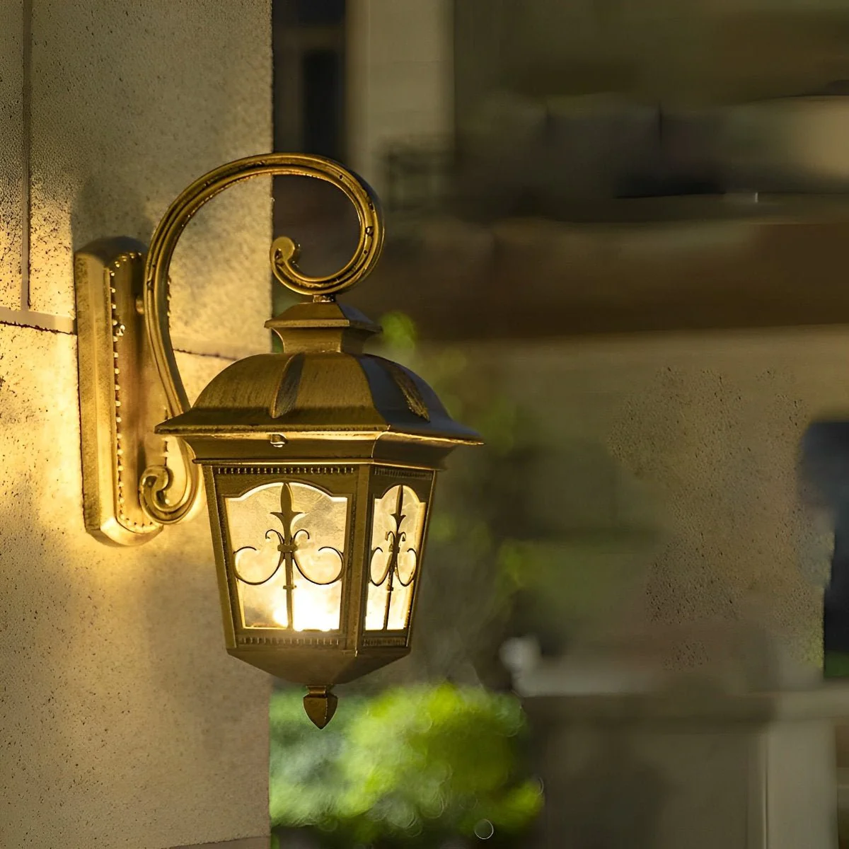 Tower of Sparks Antique Waterproof European  LED Glass Outdoor Lights - Image 4