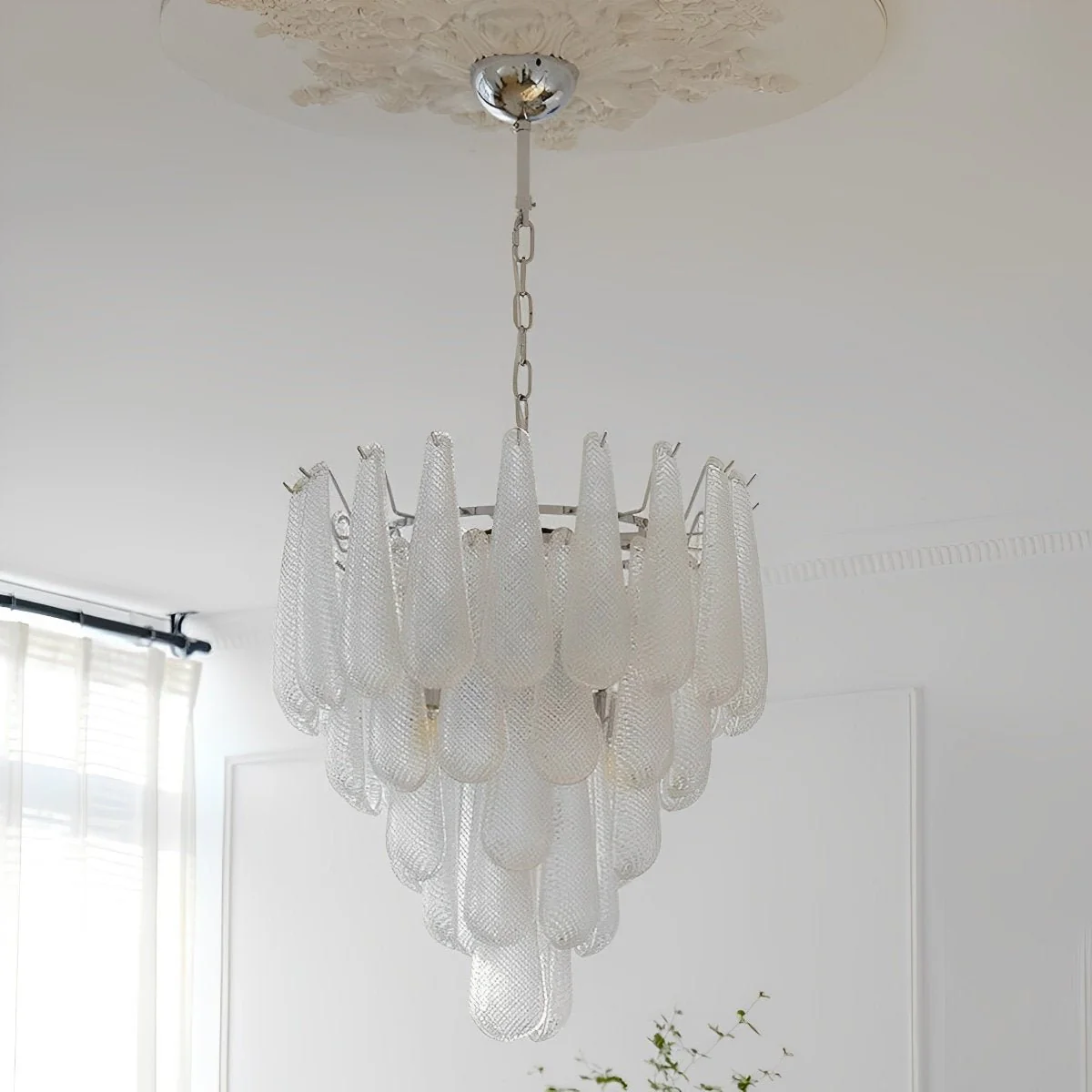 Retro Luxury Teardrop Waterfall Chandelier Light - Image 13