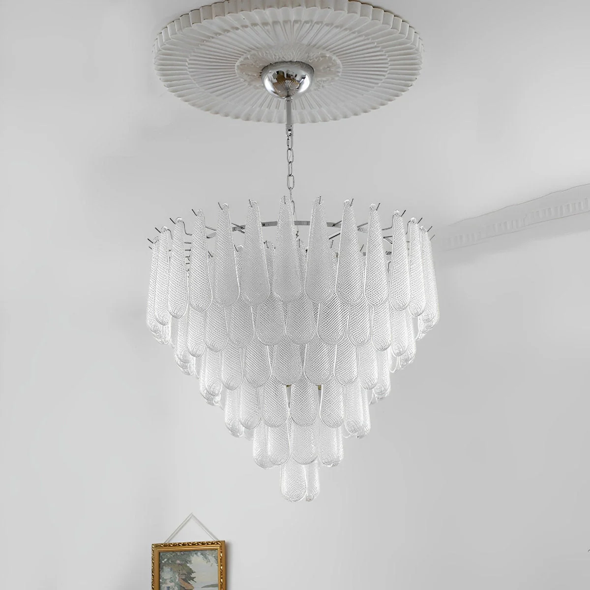 Retro Luxury Teardrop Waterfall Chandelier Light - Image 14
