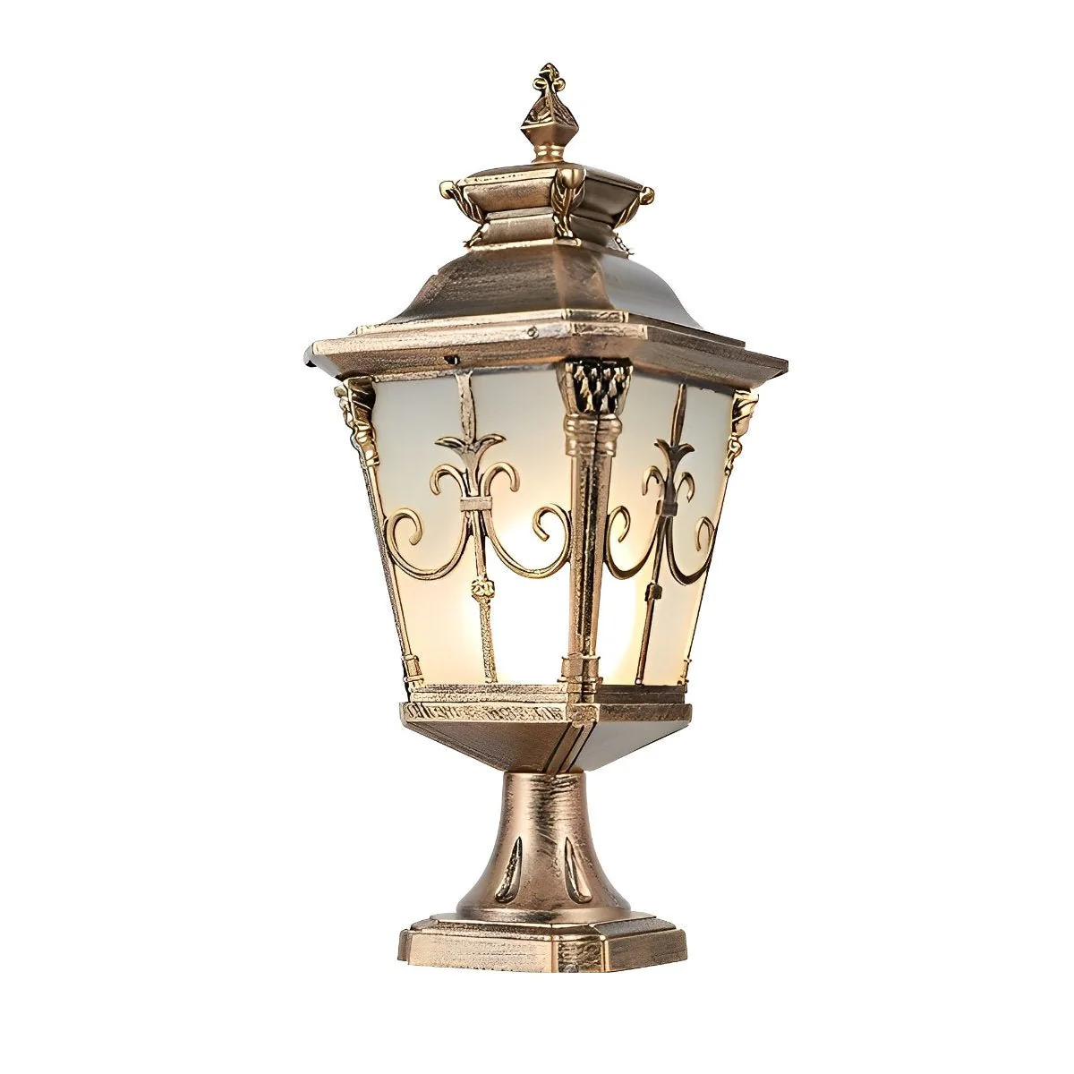 Victorian Style Fence Post Lights LED Garden Lamp Column Light Pillar Lam - Image 12