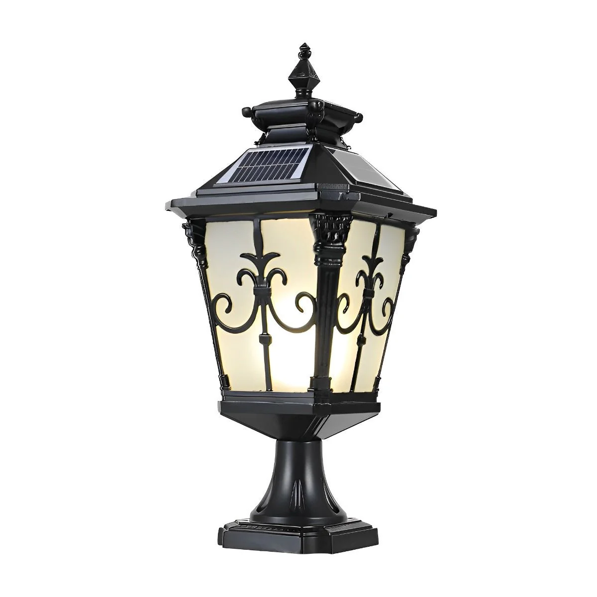 Victorian Style Fence Post Lights LED Garden Lamp Column Light Pillar Lam - Image 13