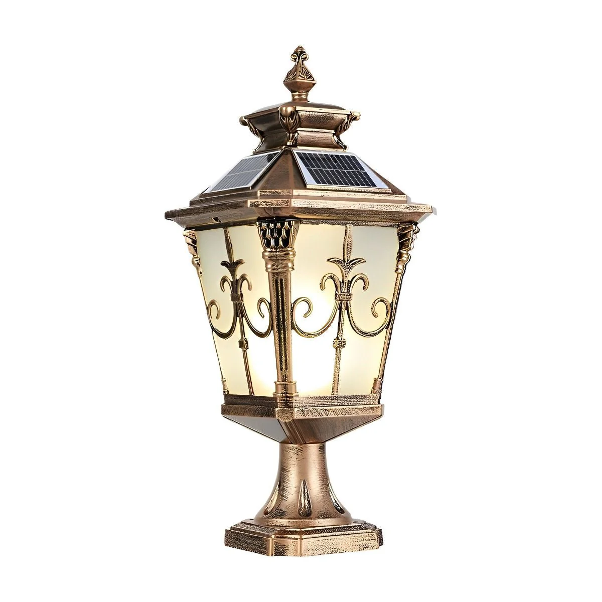 Victorian Style Fence Post Lights LED Garden Lamp Column Light Pillar Lam - Image 14