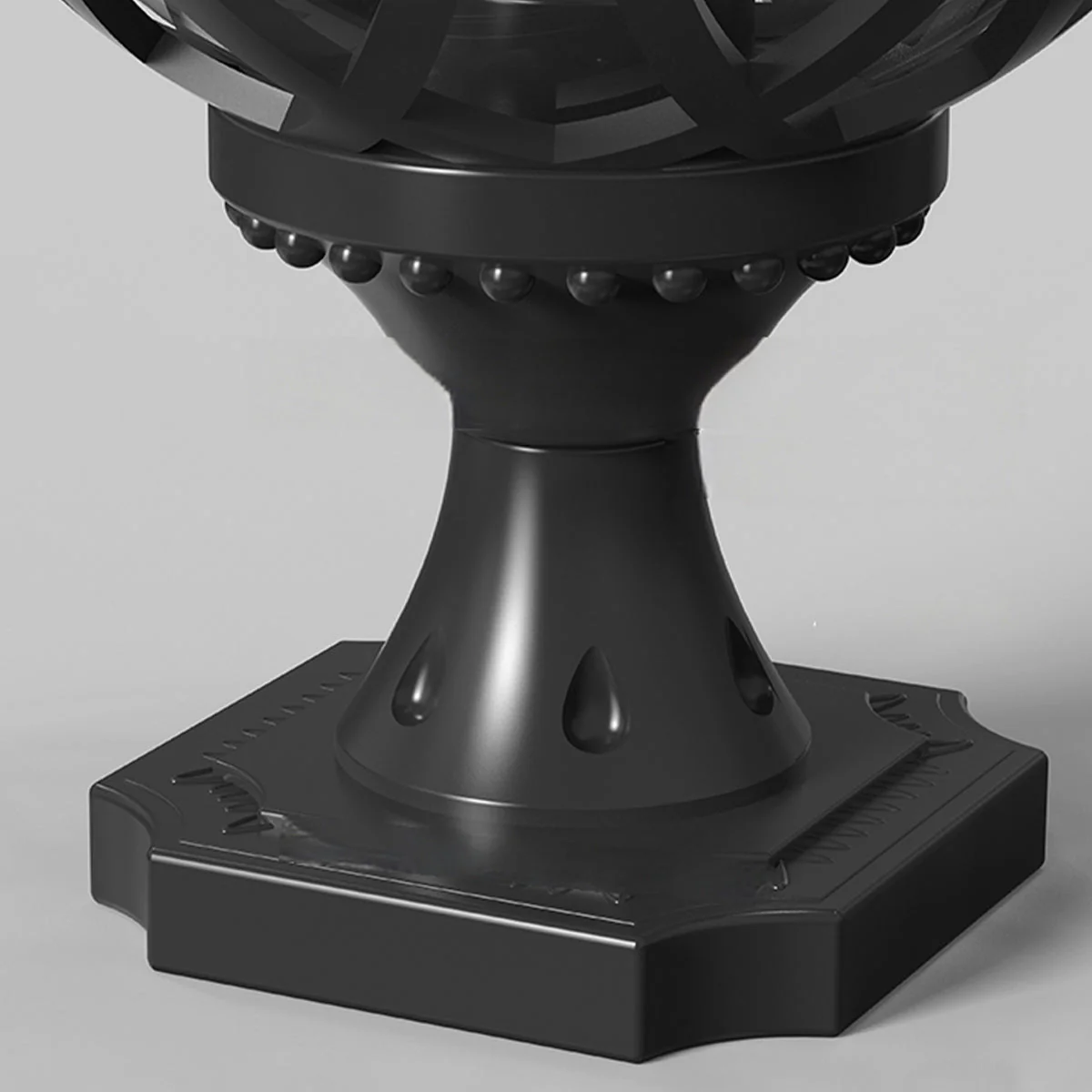 Farmhouse Round Ball Waterproof Outdoor Fence Post Lights - Image 9