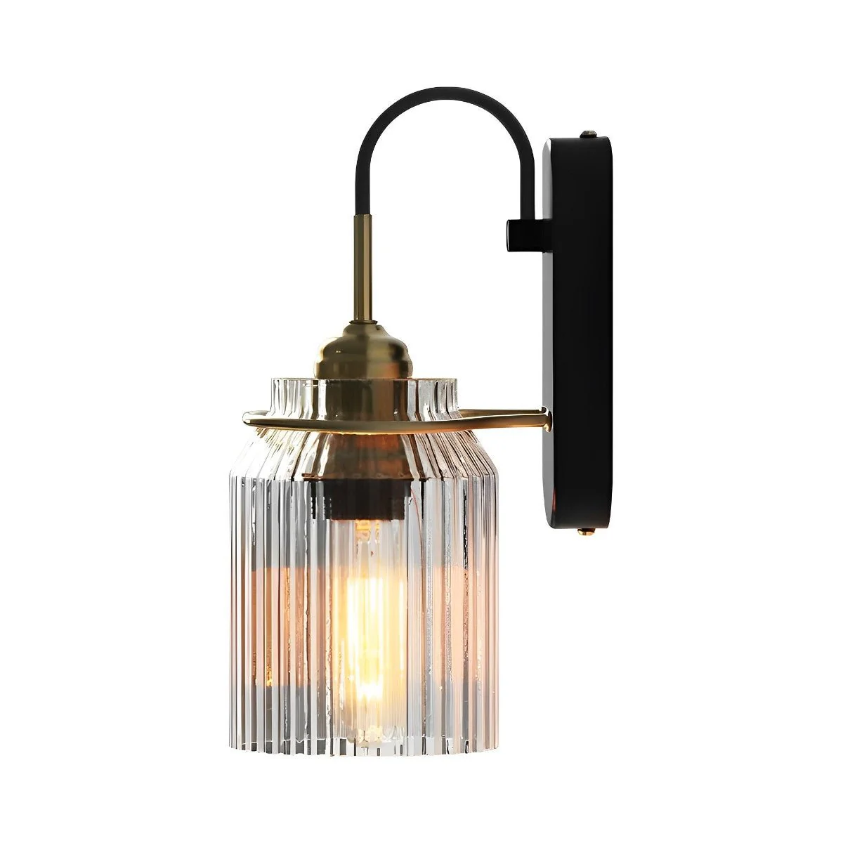 The Wavy Glass Dome LED Elegant Modern Wall Mounted Pendant Sconces Lamp - Image 9