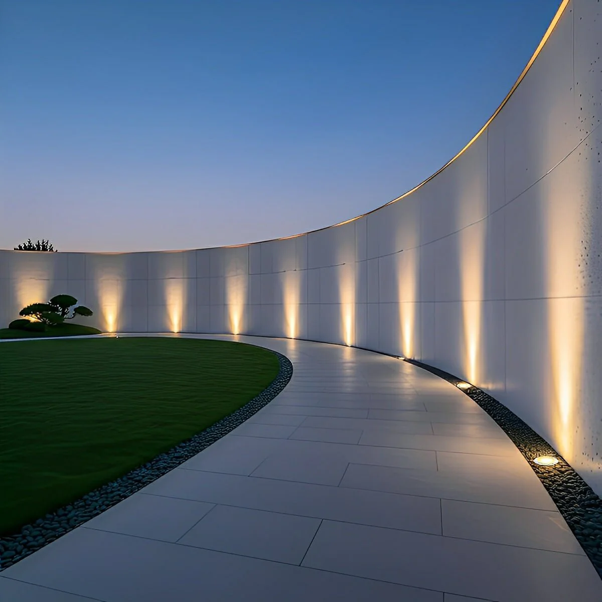 Round Outdoor LED In-Ground Lights Landscape Lights Wall Washer Lights - Image 7
