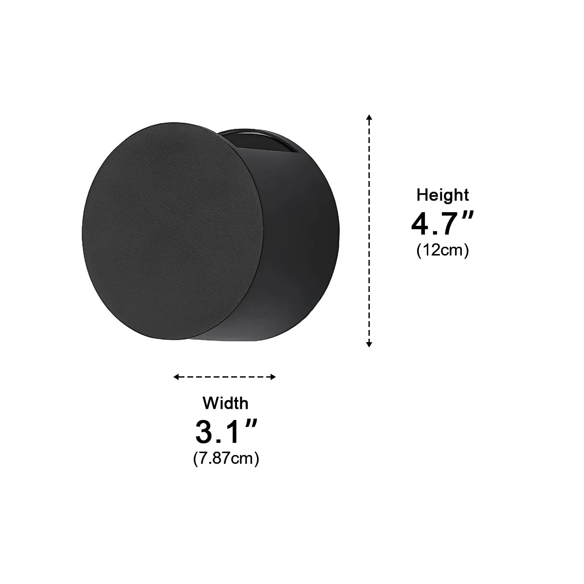 Modern Waterproof Round Up and Down Lights LED Wall Lights - Image 16