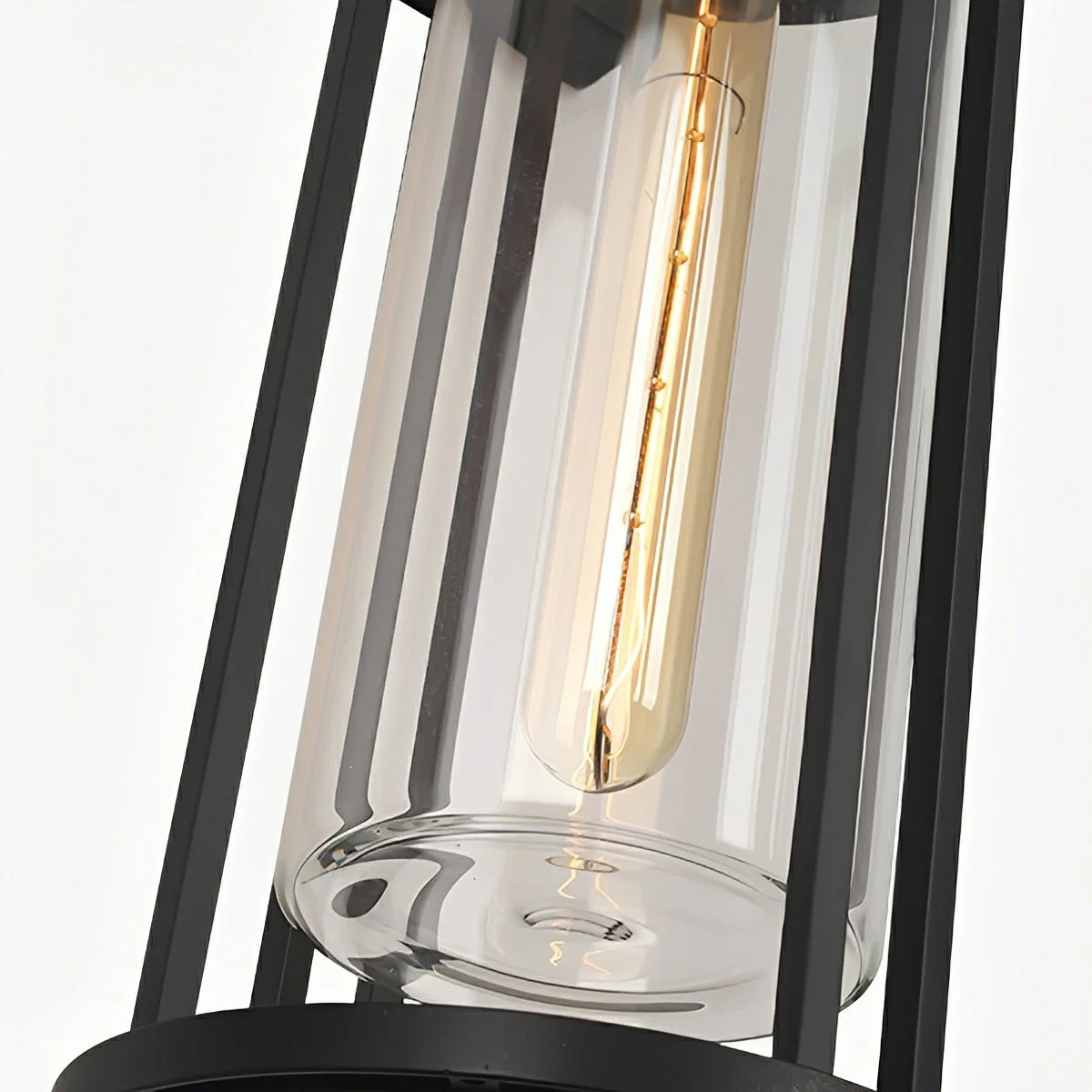 Rustic Modern Cylinder Waterproof Outdoor LED Porch Wall Lights - Image 7