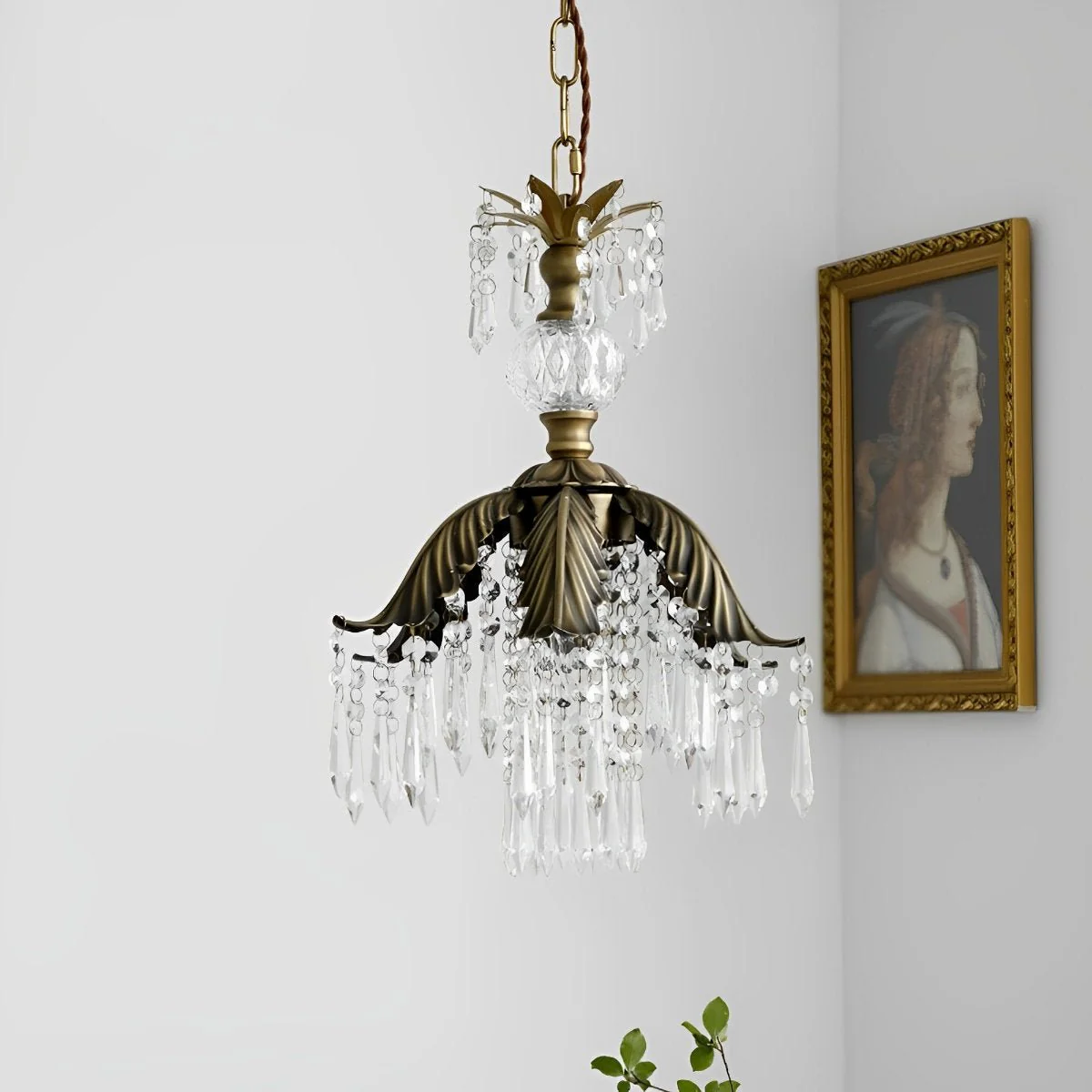 Rustic Retro Flower Crystal Chandelier Lighting - Image 5