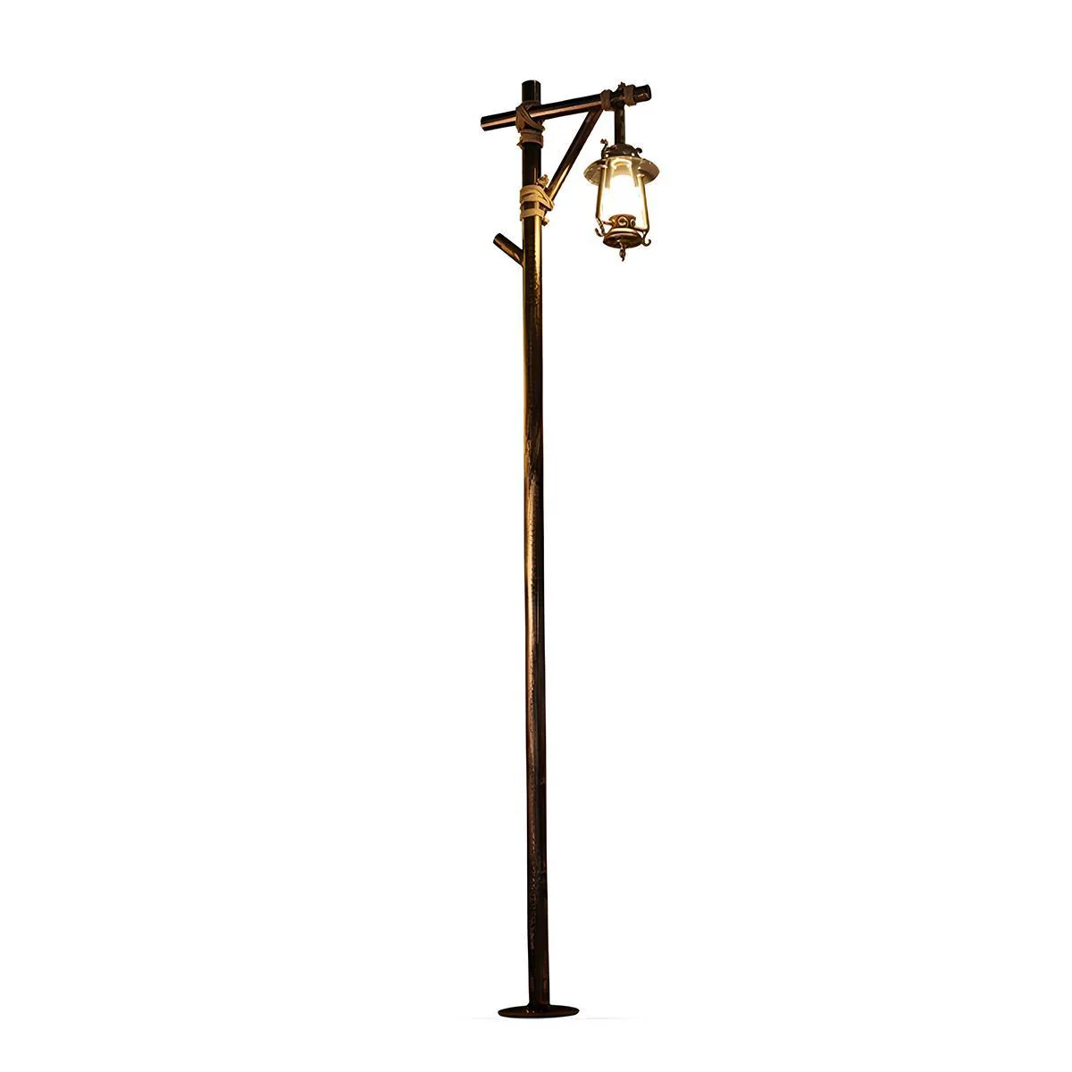 Set of 4 Waterproof Vintage Lantern Outdoor Western Street Pole Lights - Image 8