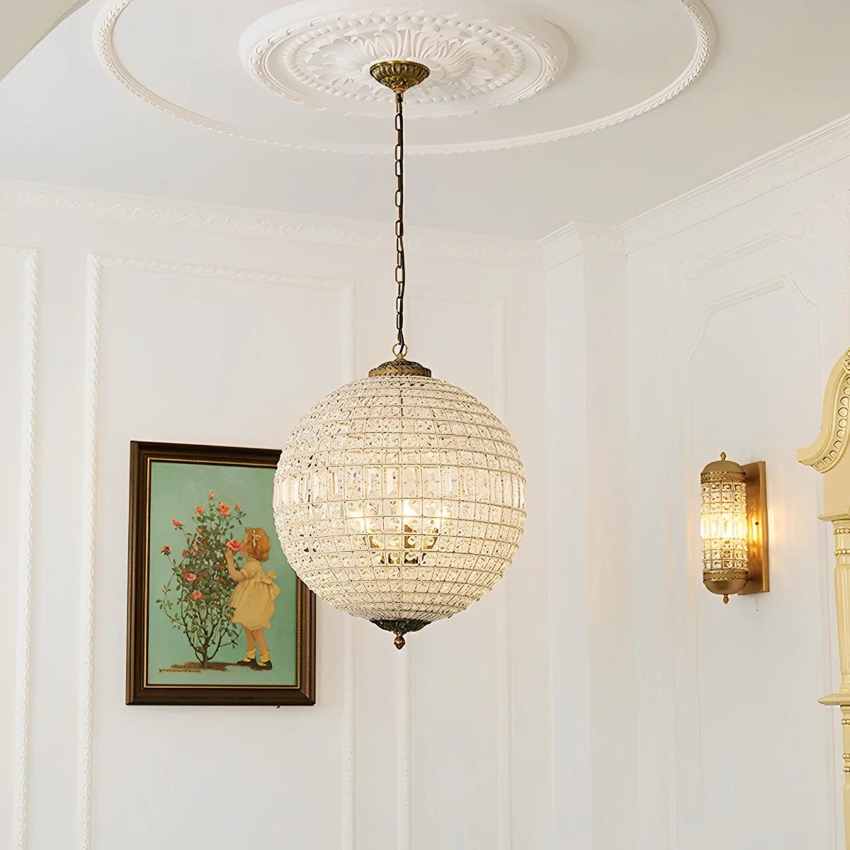 Shining Luxury Morocco Ball Crystal Chandelier Light - Image 3