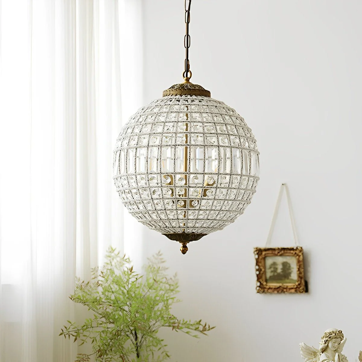 Shining Luxury Morocco Ball Crystal Chandelier Light - Image 8
