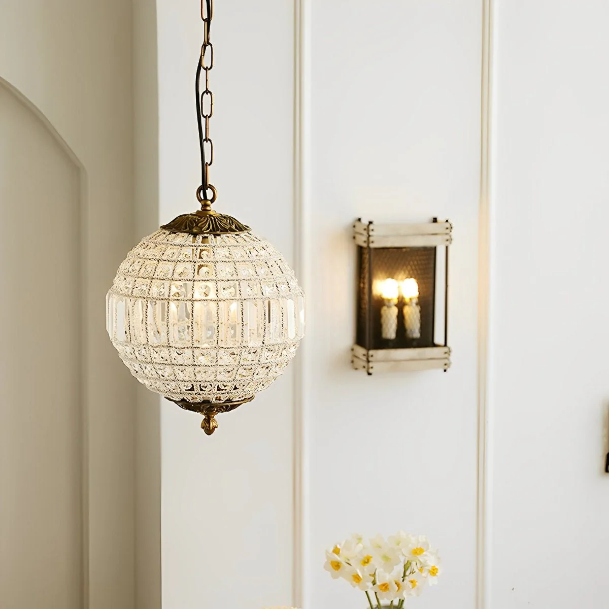 Shining Luxury Morocco Ball Crystal Chandelier Light - Image 9