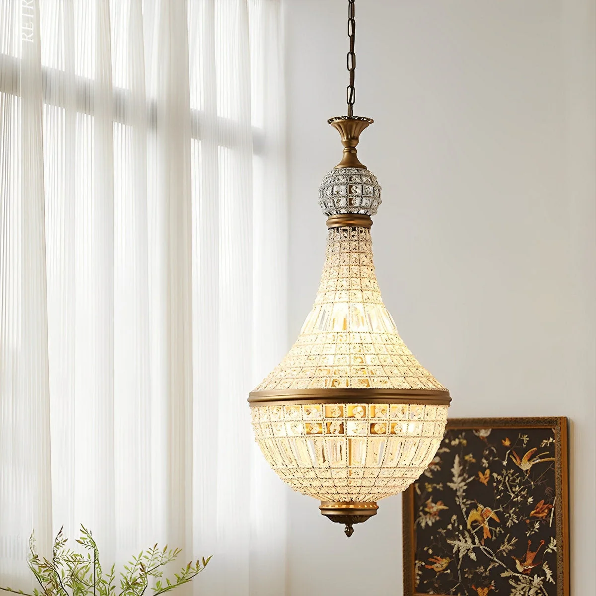 Shining Retro Luxury Baroque Crystal Chandelier Light - Image 10