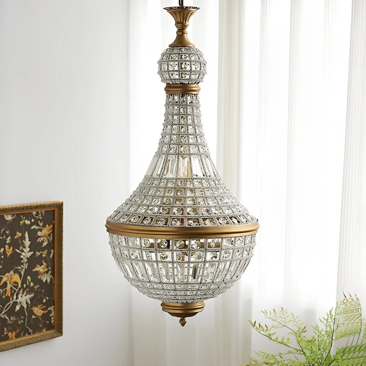 Shining Retro Luxury Baroque Crystal Chandelier Light - Image 3