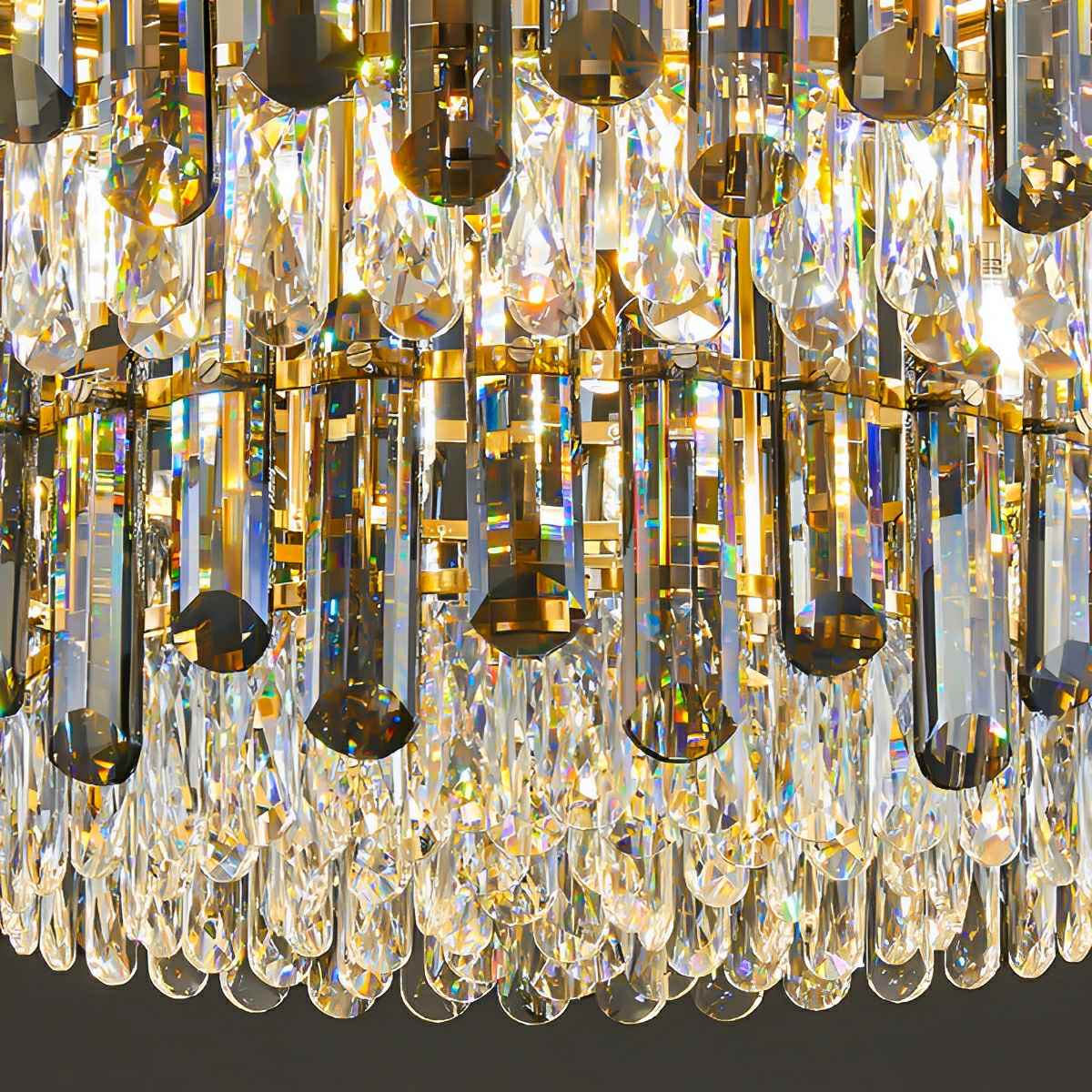 Modern Round Luxury Crystal Ceiling Lights - Image 11