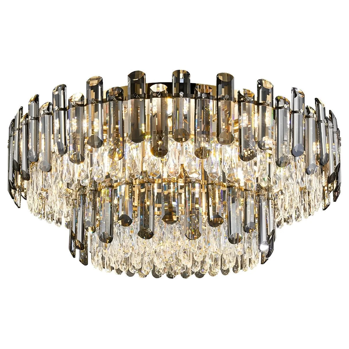 Modern Round Luxury Crystal Ceiling Lights - Image 12